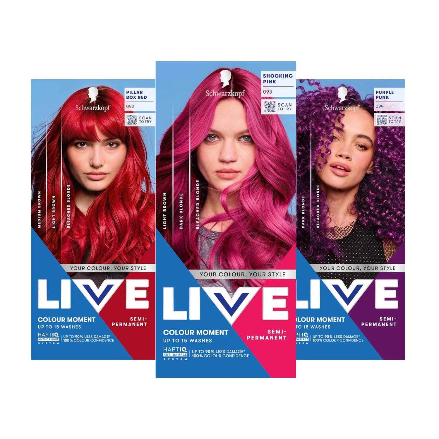 Schwarzkopf LIVE Colour Moment Semi-Permanent Hair Dye