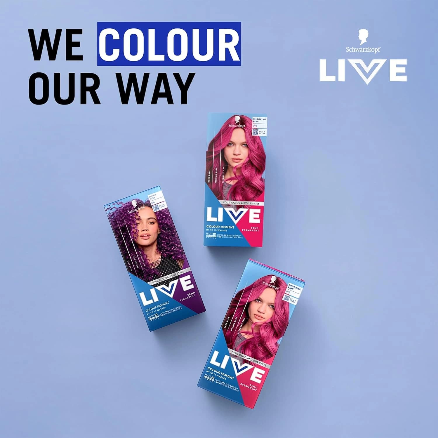 Schwarzkopf LIVE Colour Moment Semi-Permanent Hair Dye