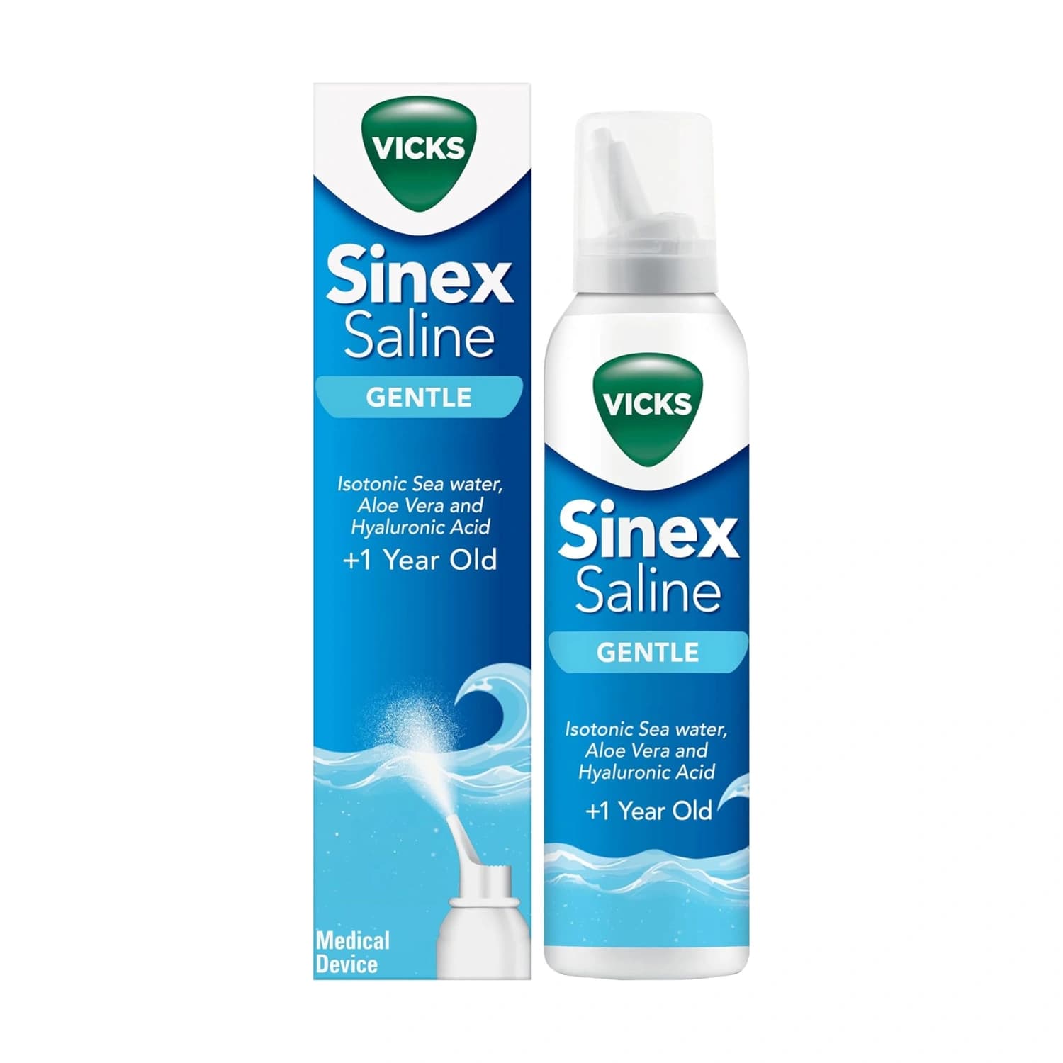 Vicks Sinex Gentle Saline Nasal Spray 120ml