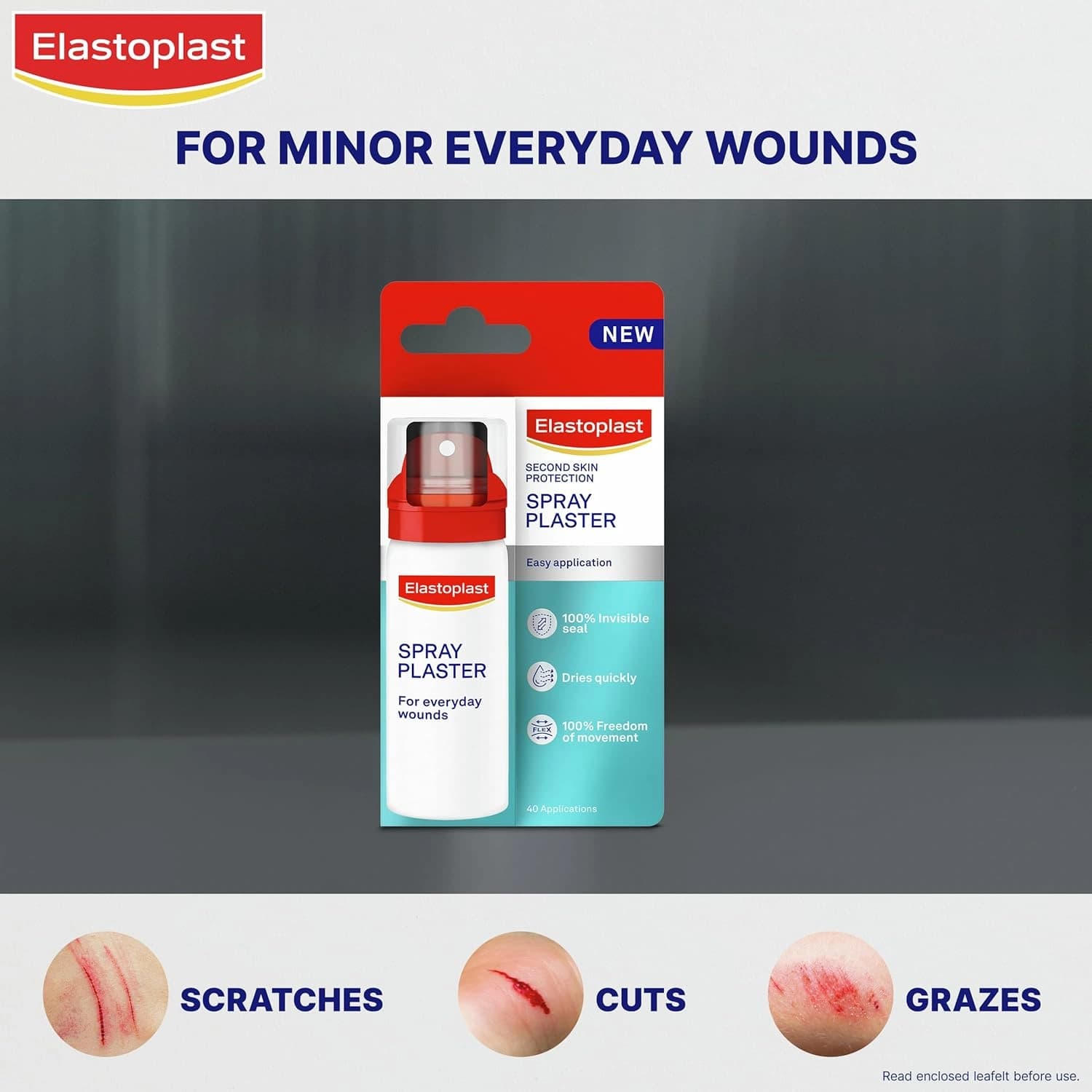 Elastoplast Spray Plaster for Wounds 40ml
