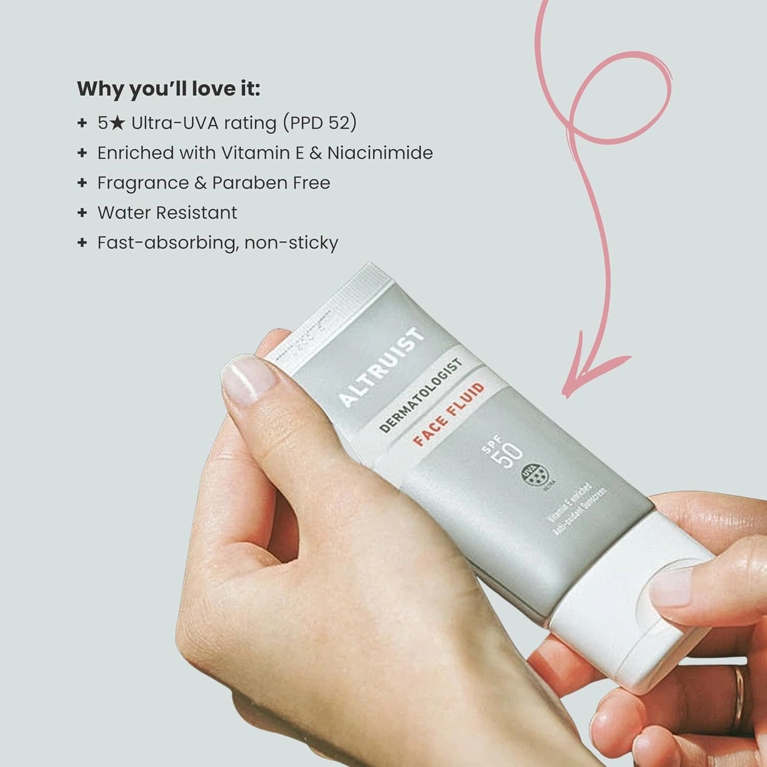 Altruist Dermatologist Sunscreen Fluid SPF50 50ml
