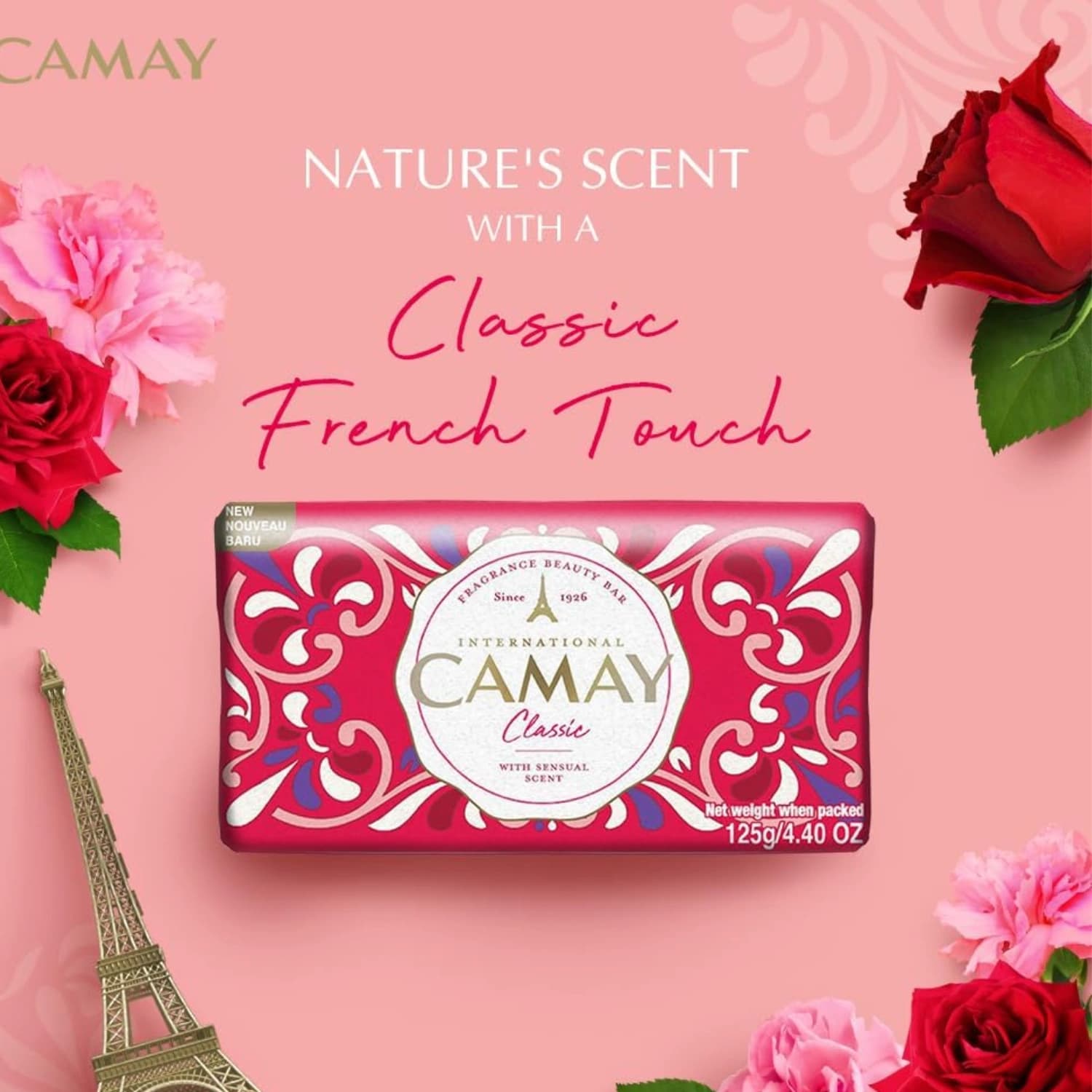 Camay Classic Soap 3 x 125g