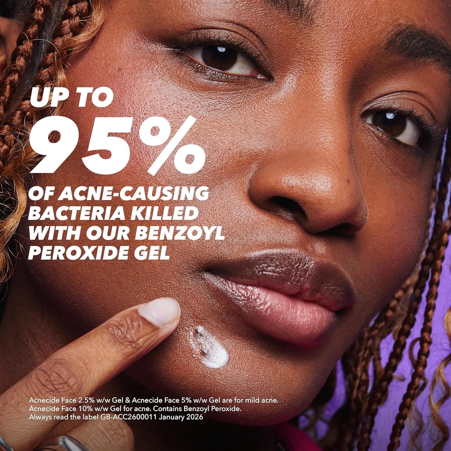 Acnecide Face Gel 2.5% Benzoyl Peroxide Spot Treatment 15g