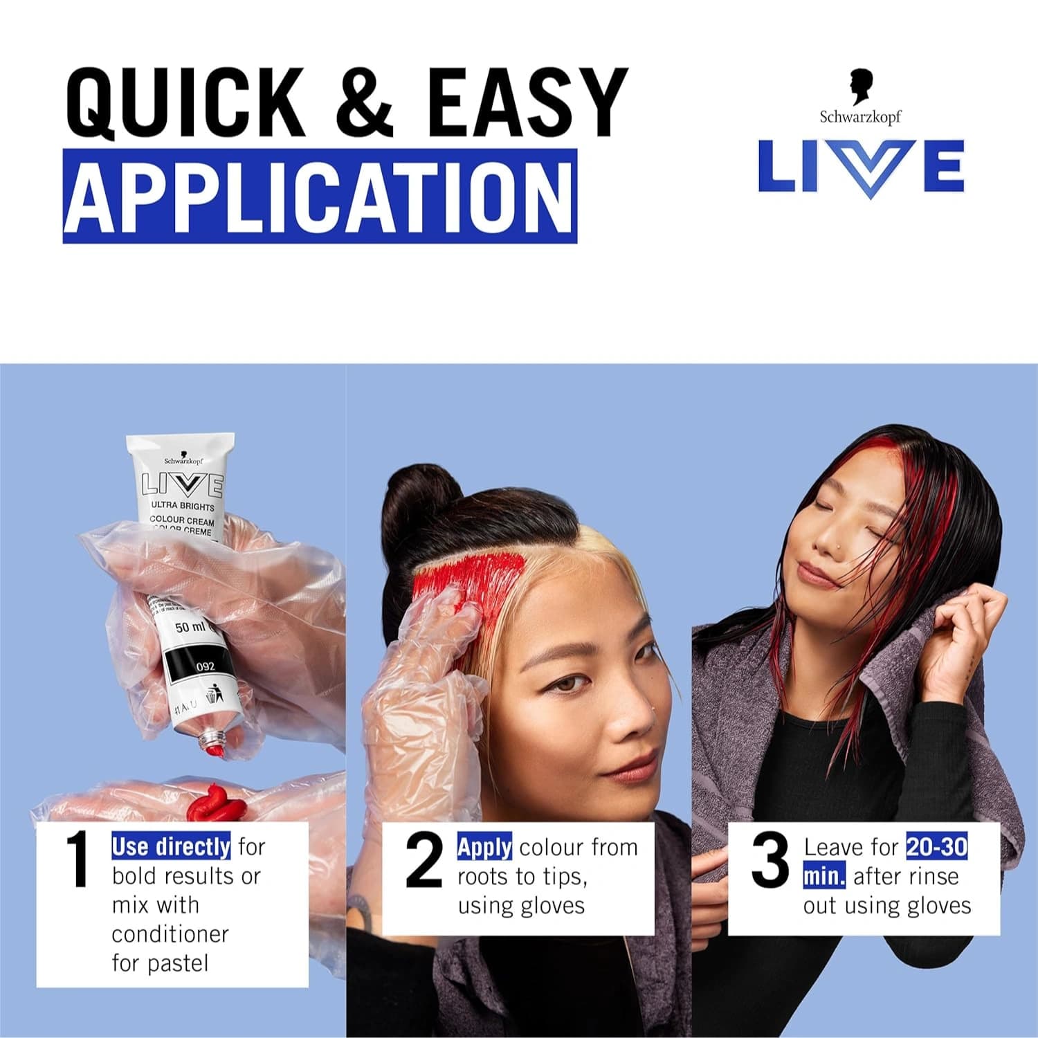 Schwarzkopf LIVE Colour Moment Semi-Permanent Hair Dye