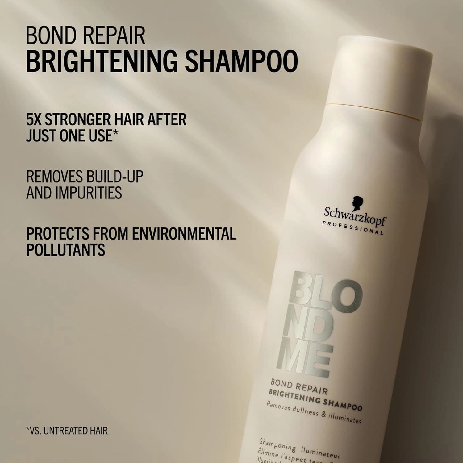 Schwarzkopf Professional BlondMe Bond Repair Brightening Shampoo 300ml