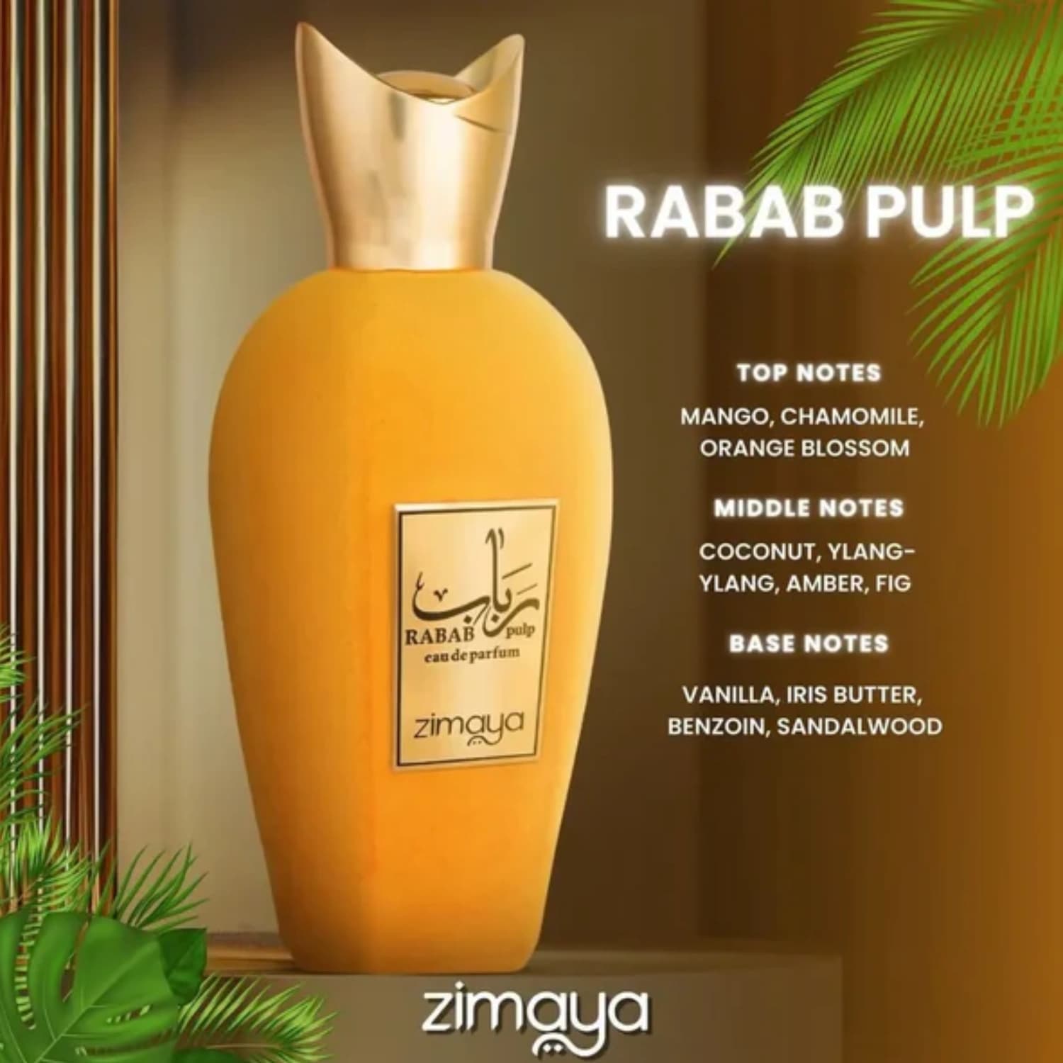 Zimaya Rabab Pulp Eau De Parfum 100ml
