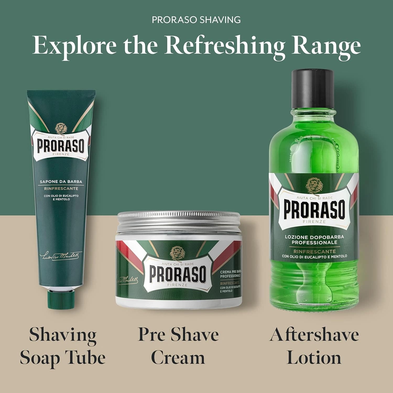 Proraso Green Line Pre Shave Cream 300ml