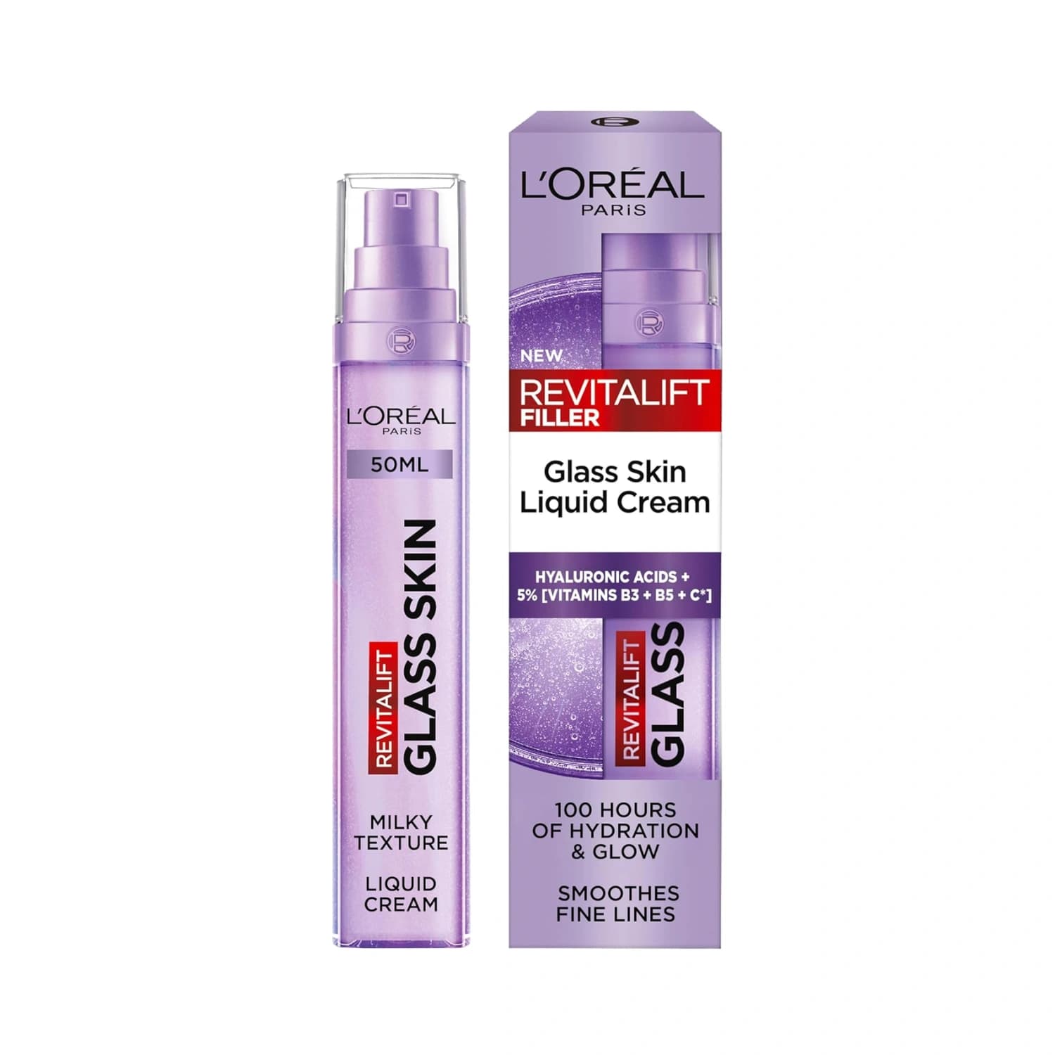 L'Oreal Paris Revitalift Filler Glass Skin Liquid Cream 50ml