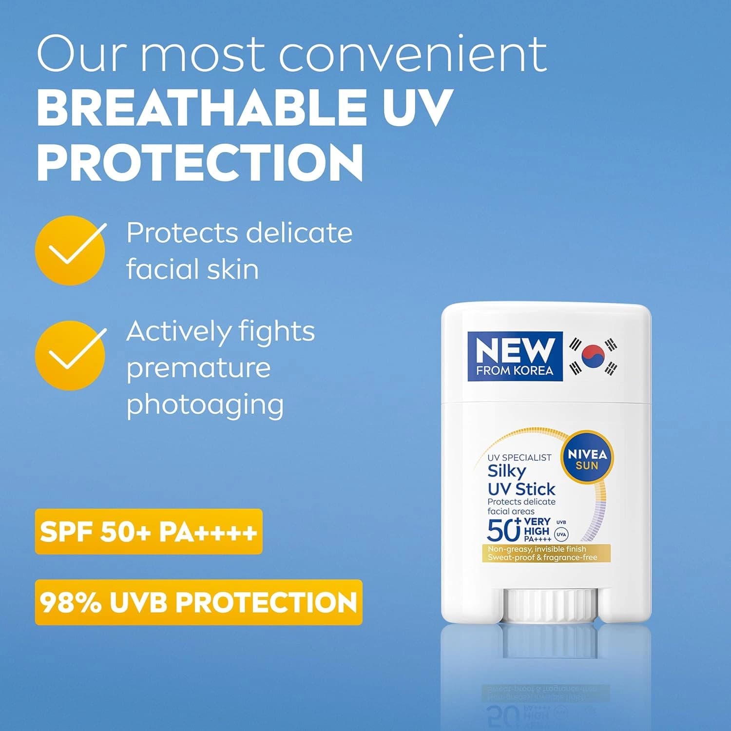 NIVEA SUN UV Specialist Silky UV Stick Sun Cream SPF 50+ 15g
