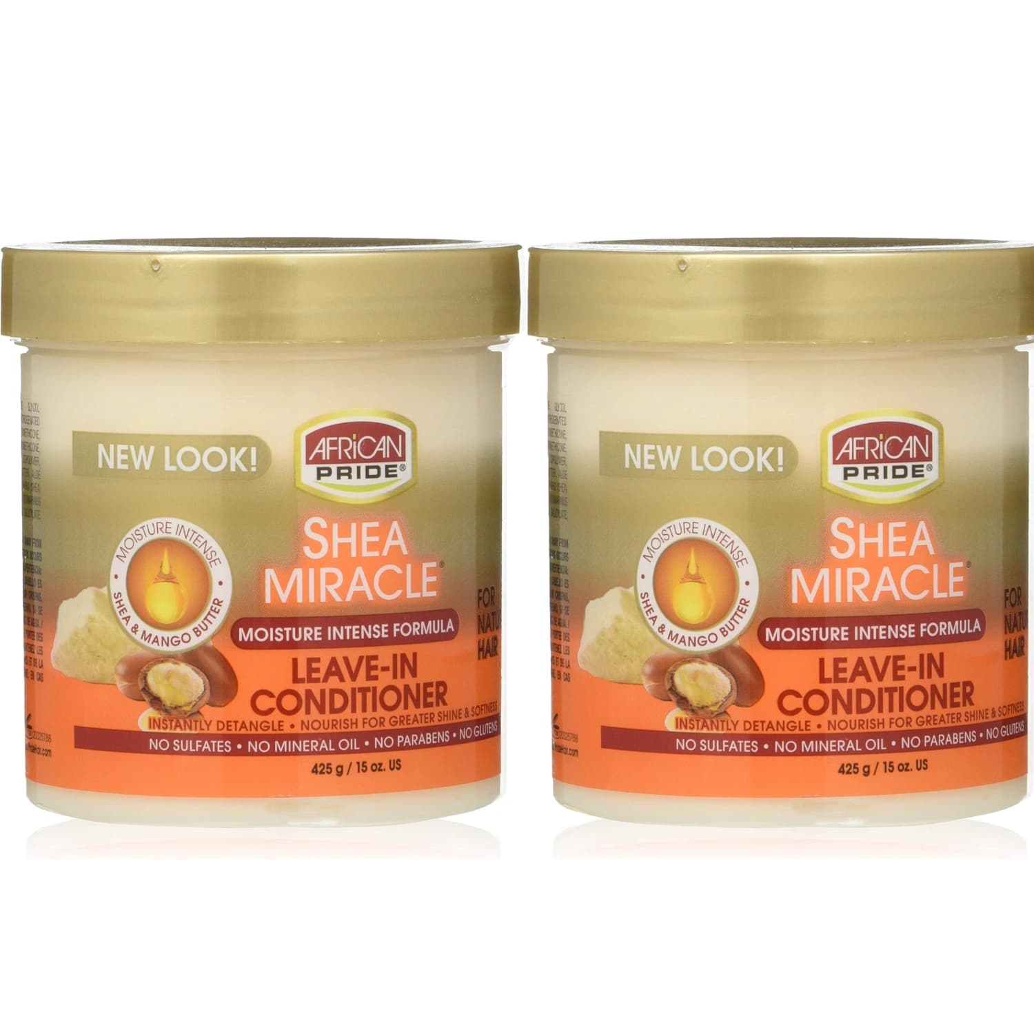 African Pride Shea Miracle Moisture Intense Leave-In Conditioner 15 Ounce 425gm