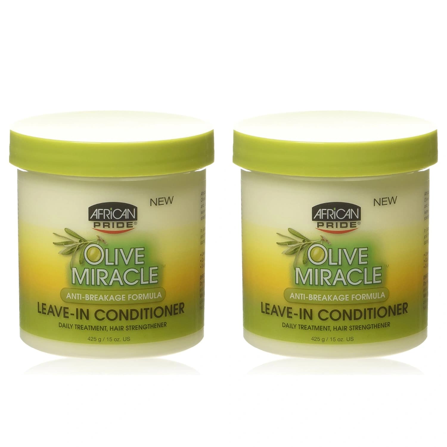 African Pride Olive Miracle Leave-in Conditioner 15 Ounce 425gm