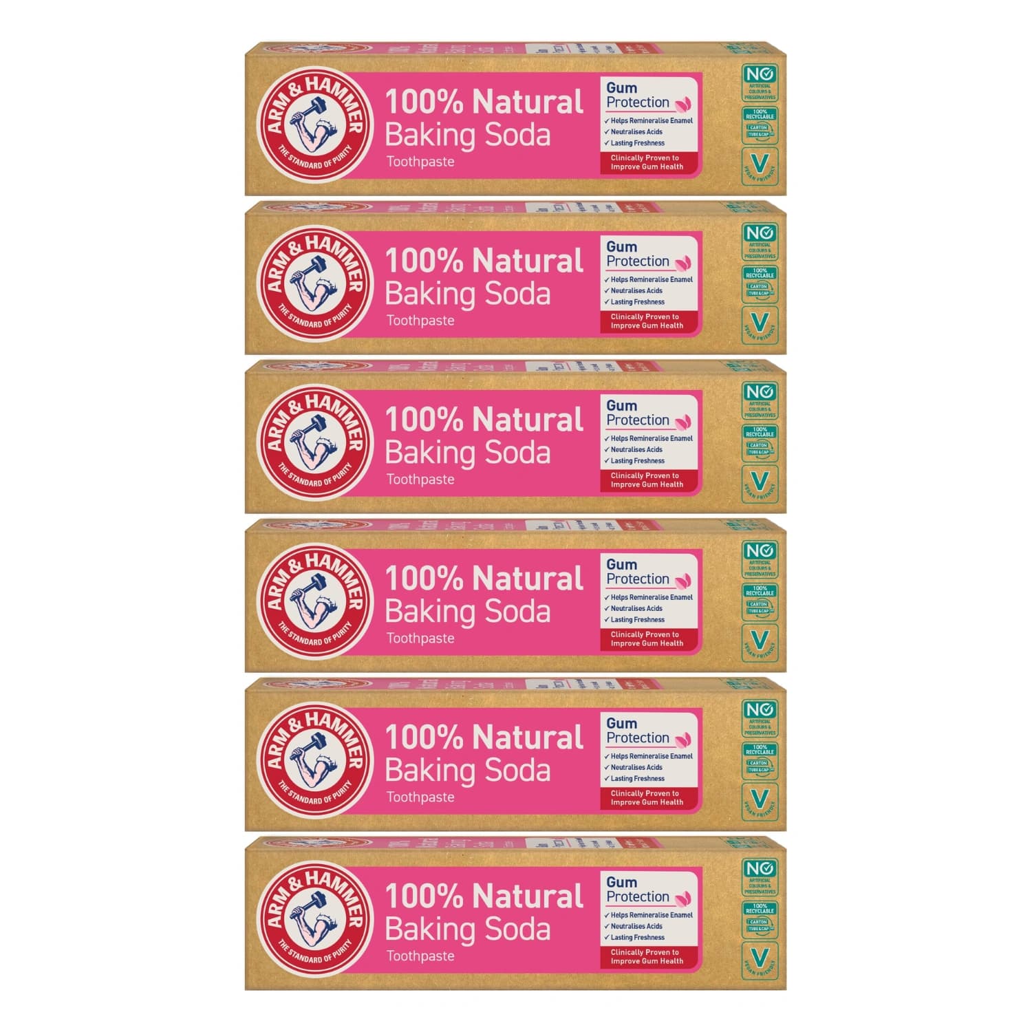 Arm & Hammer 100% Natural Gum Protection Toothpaste 75ml