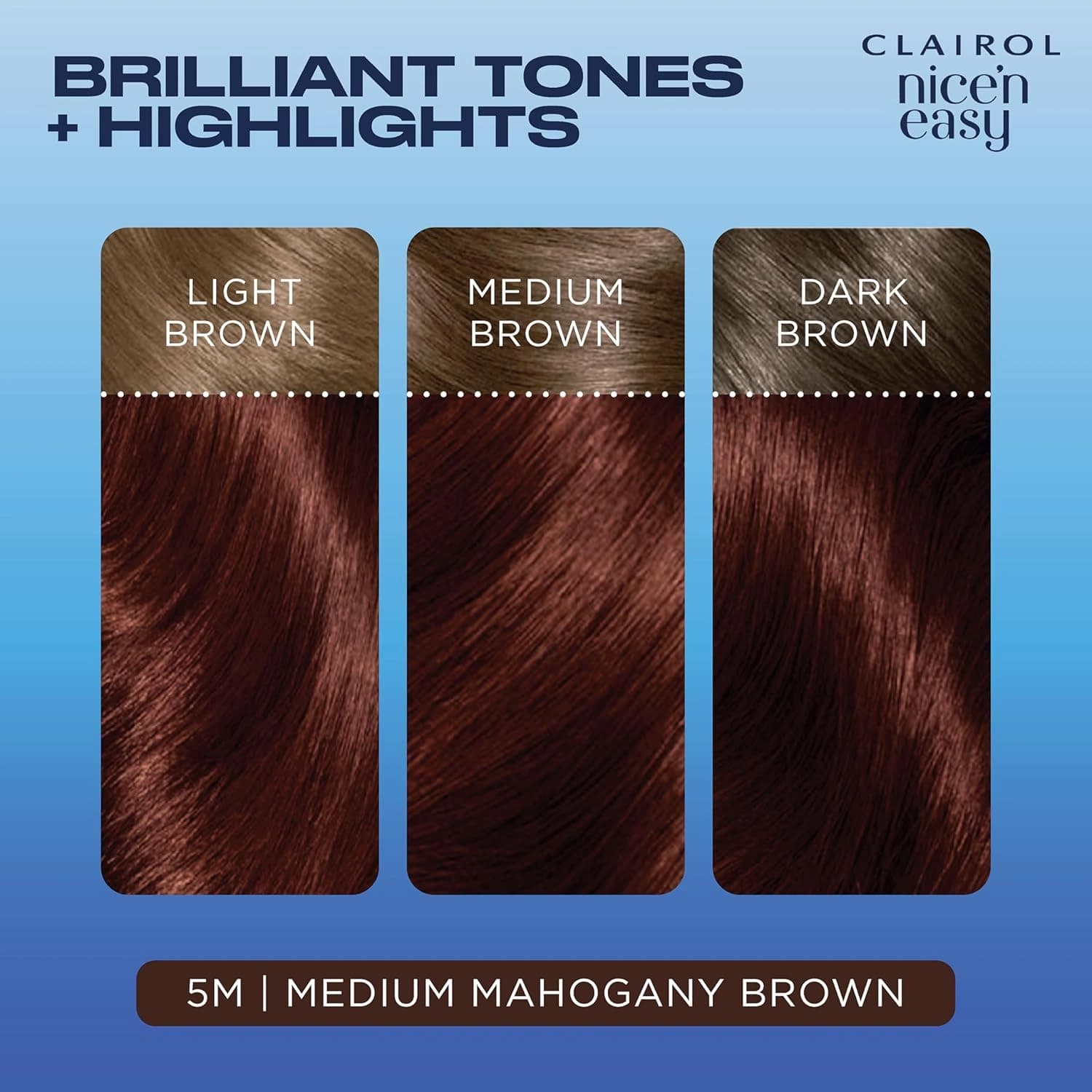 Clairol Nice’n Easy Crme Permanent Hair Dye, 4 Dark Brown