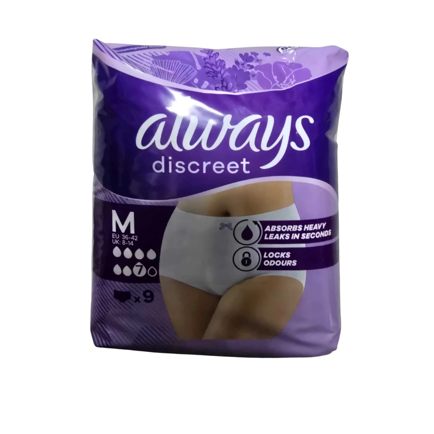Always Discreet Medium Plus 9 Pants