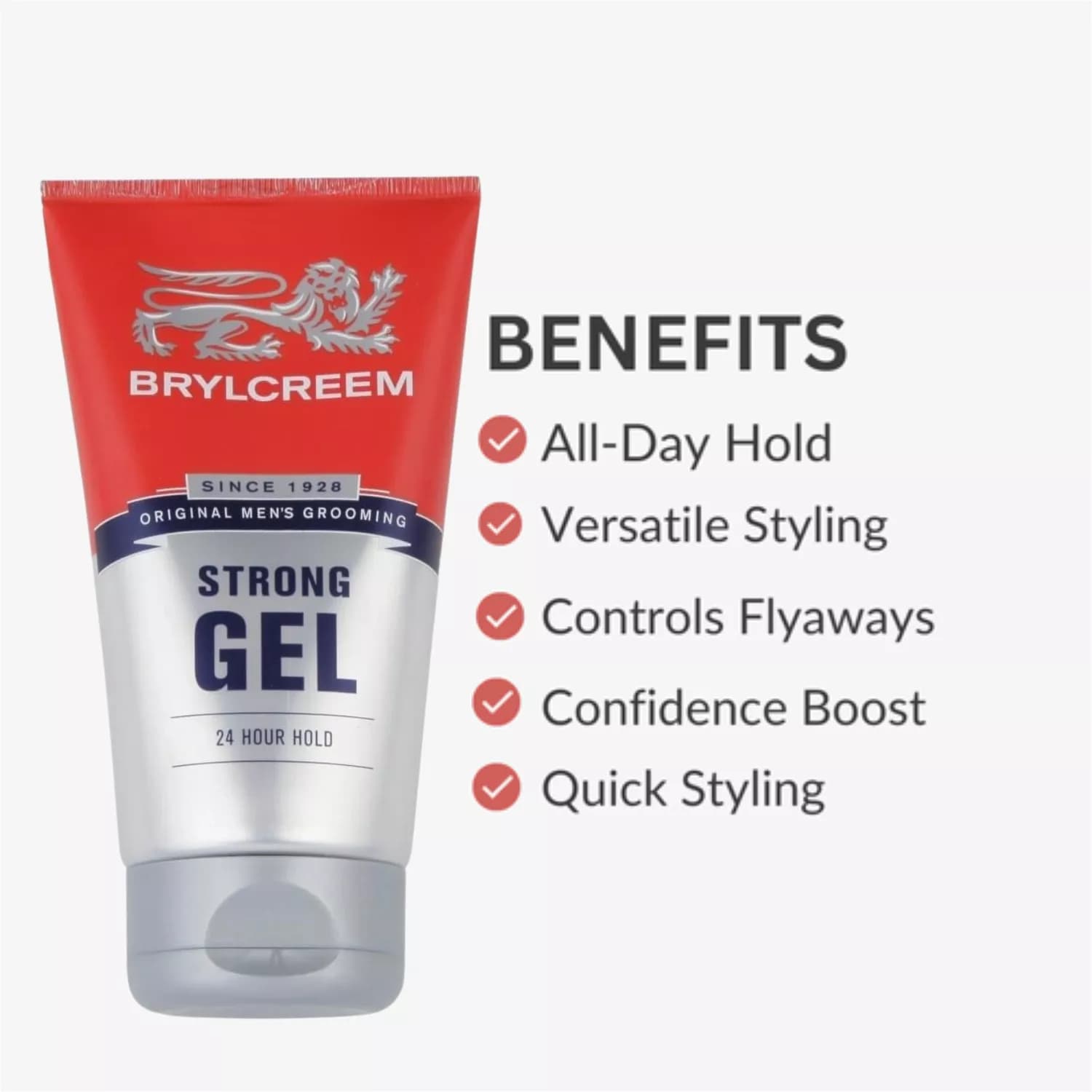 Brylcreem Strong 24 Hour Hold Gel 150ml