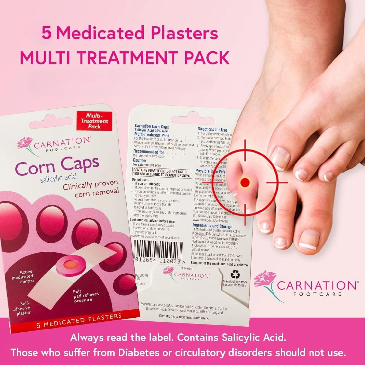 Carnation Corn Caps 5 Pack