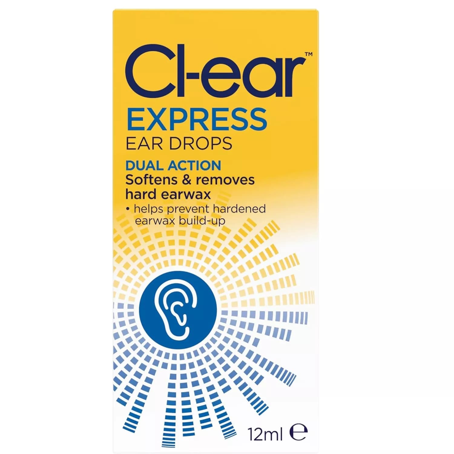 Cl-ear Express Dual Action Ear Drops 12ml