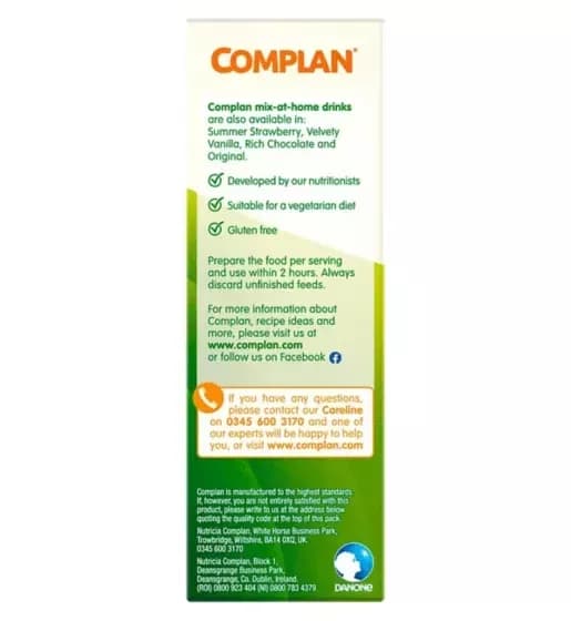 Complan Banana Sachets 4pack 55G