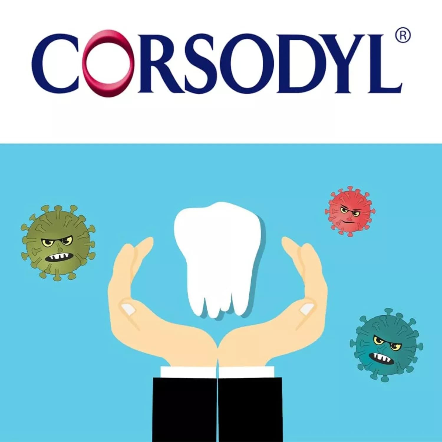 Corsodyl Mouthwash Mint 600ml