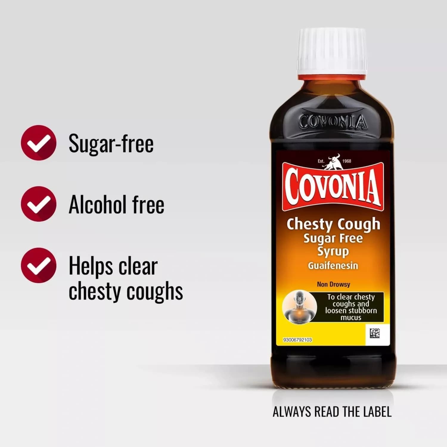 Covonia Chesty Cough Sugar Free Syrup 150ml