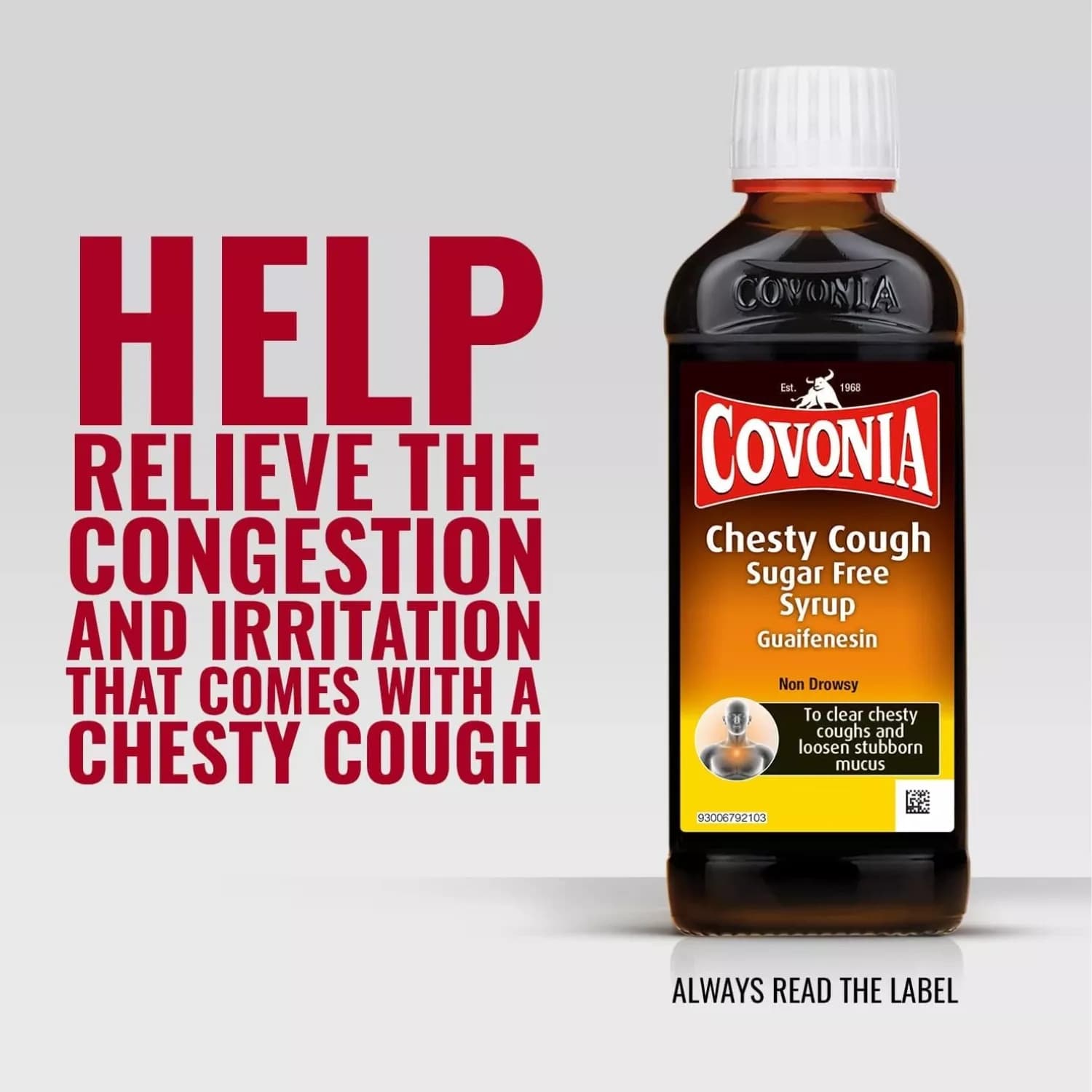 Covonia Chesty Cough Sugar Free Syrup 150ml