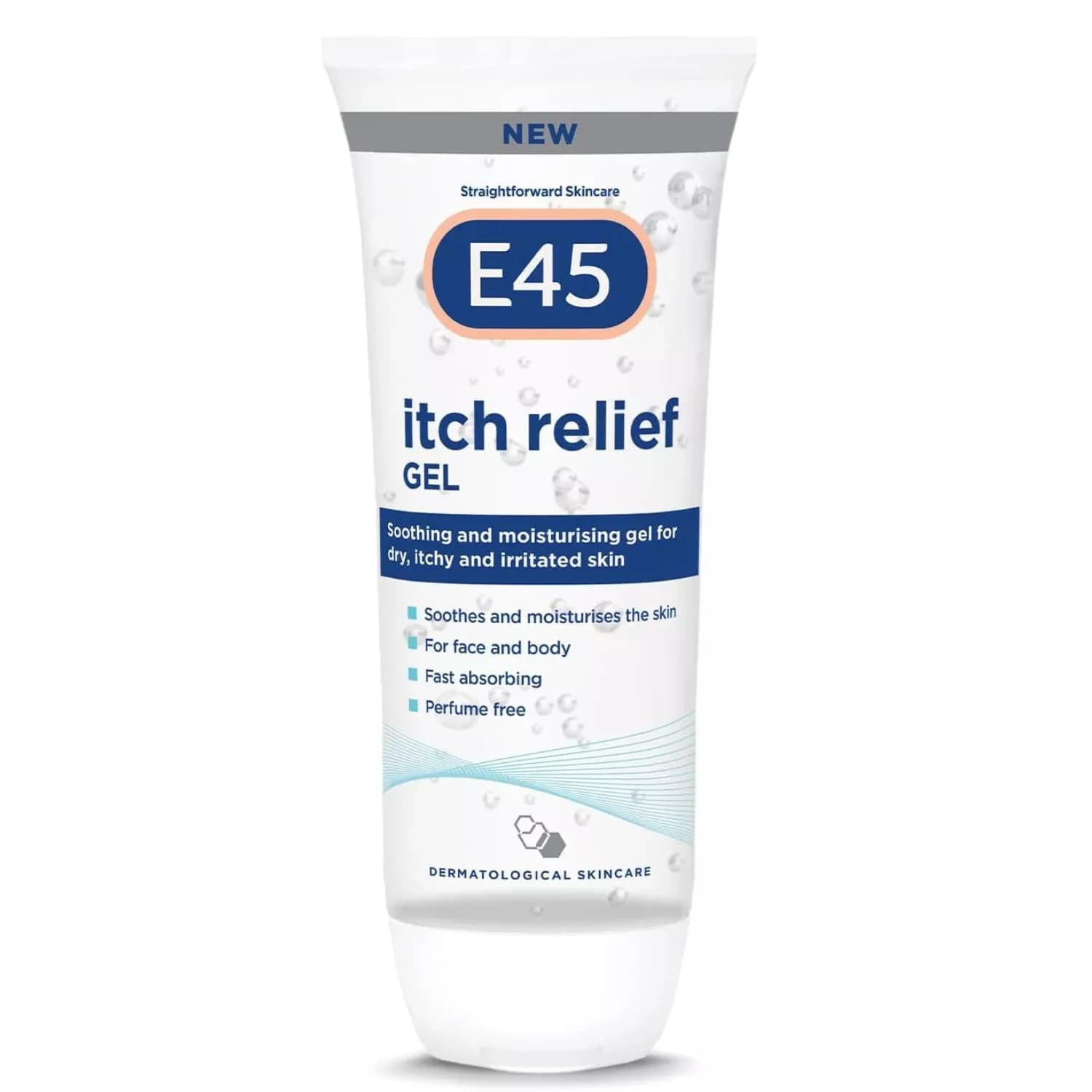 E45 Itch Relief Gel Instantly Cools and Soothes Dry, Itchy and Irritated Skin - 100ml
