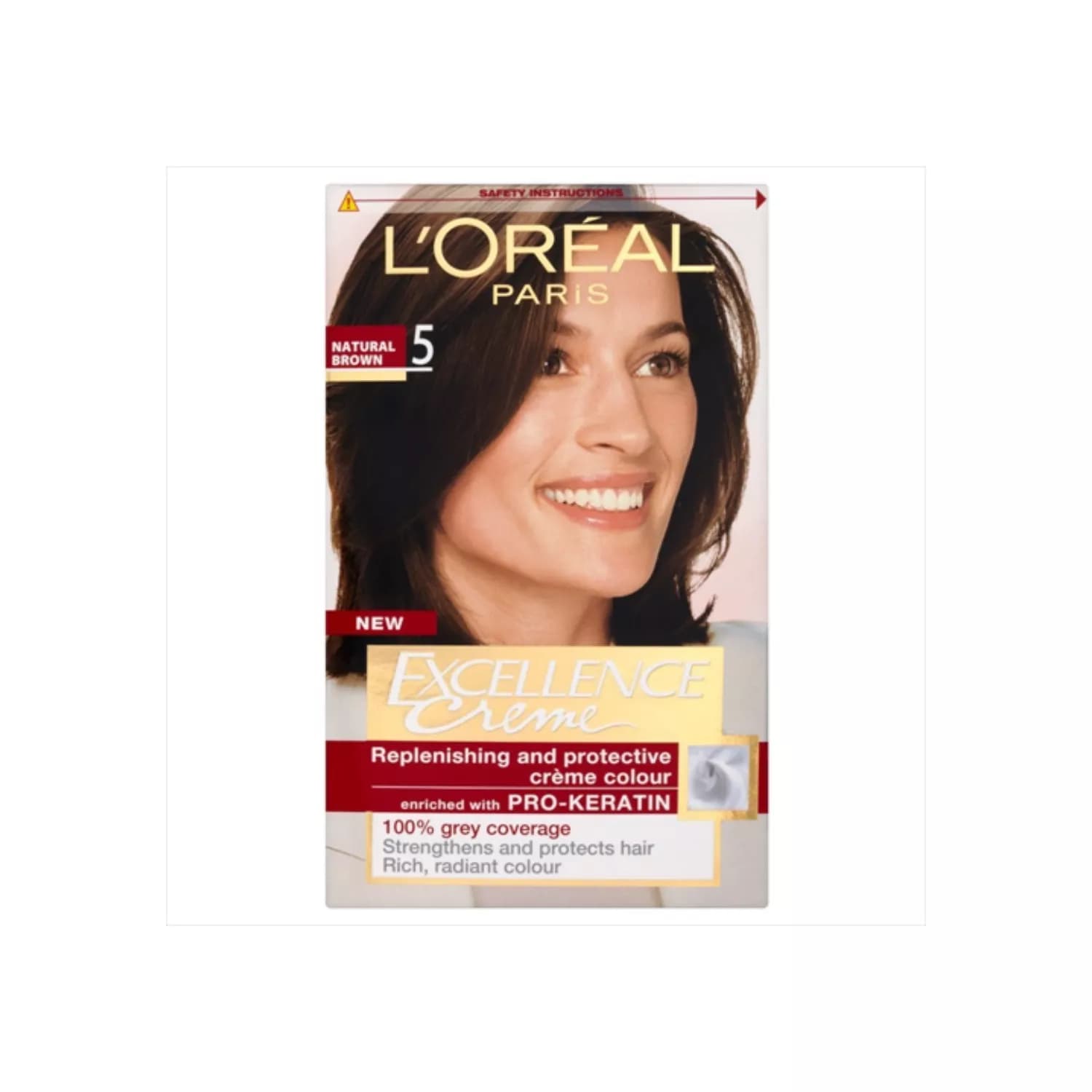 L'Oreal Paris Excellence Creme Hair Dye 5 Natural Brown