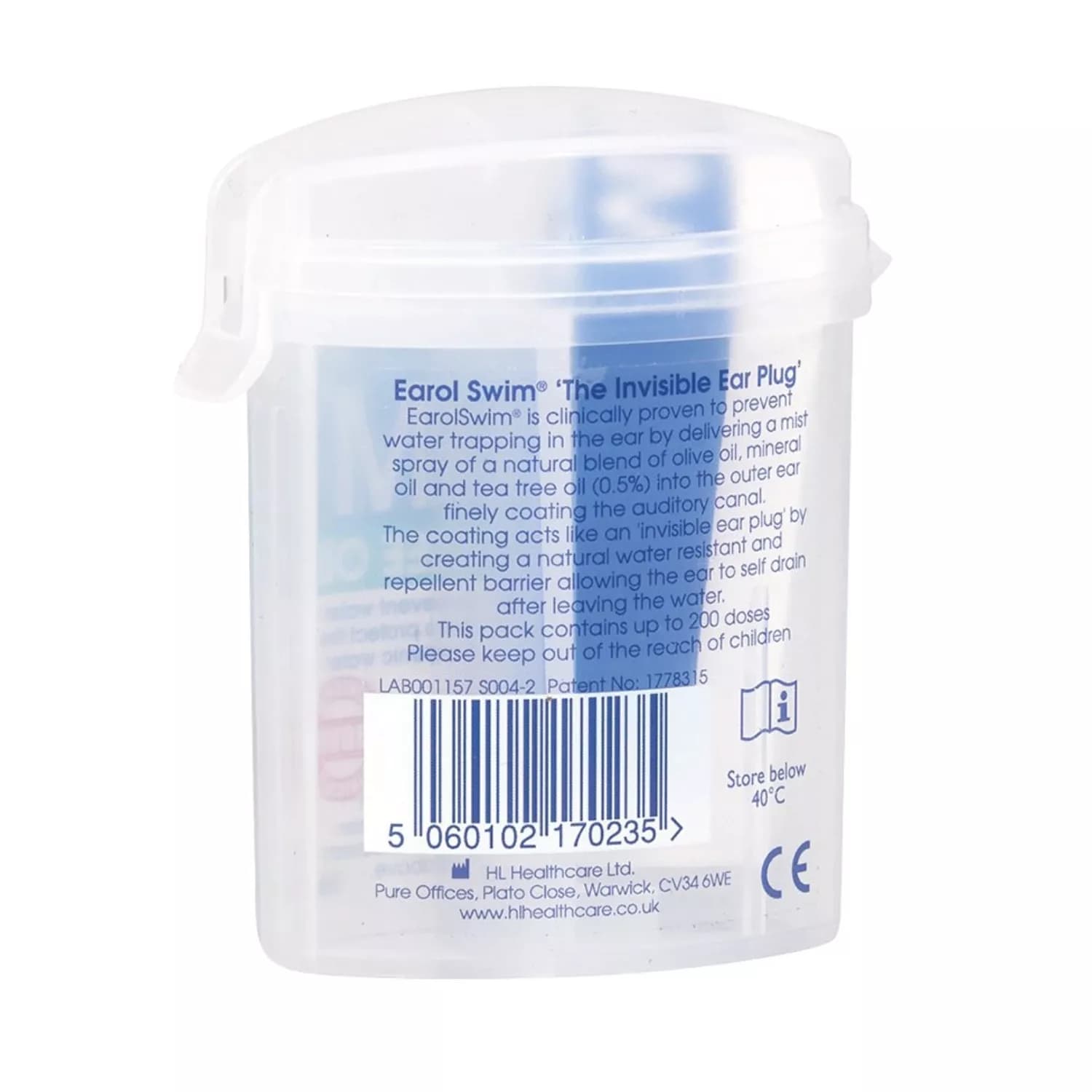 Earol Swim Tea Tree Oil Ear Spray 10ml