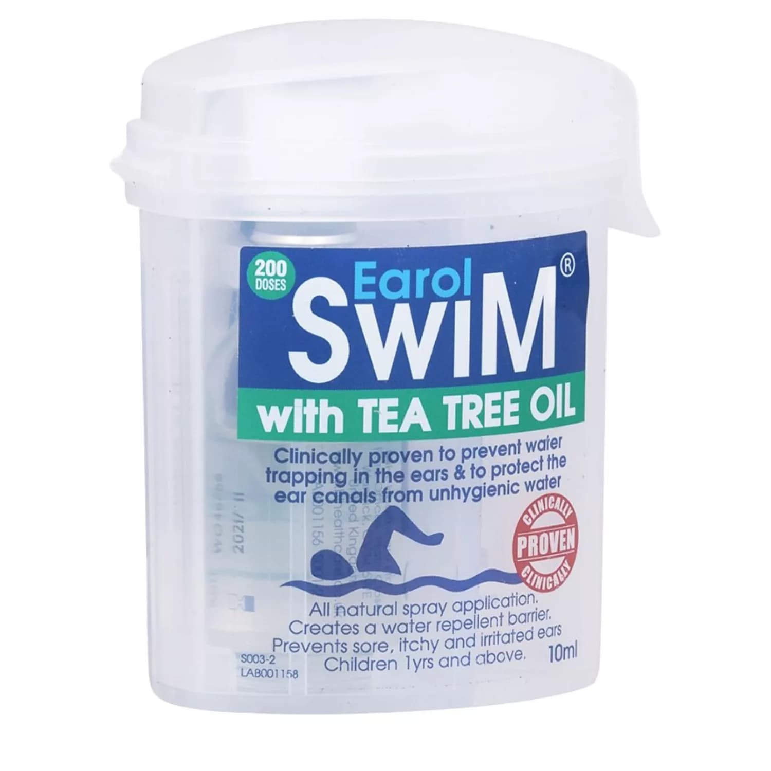 Earol Swim Tea Tree Oil Ear Spray 10ml
