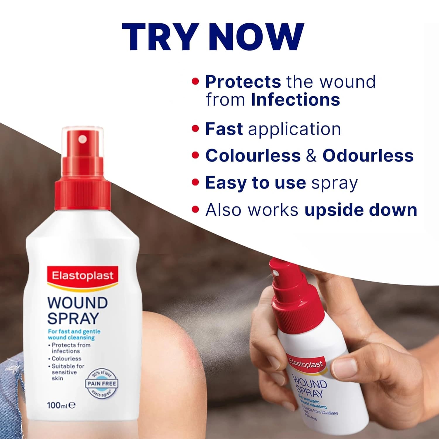Elastoplast Antiseptic Wound Spray 100ml