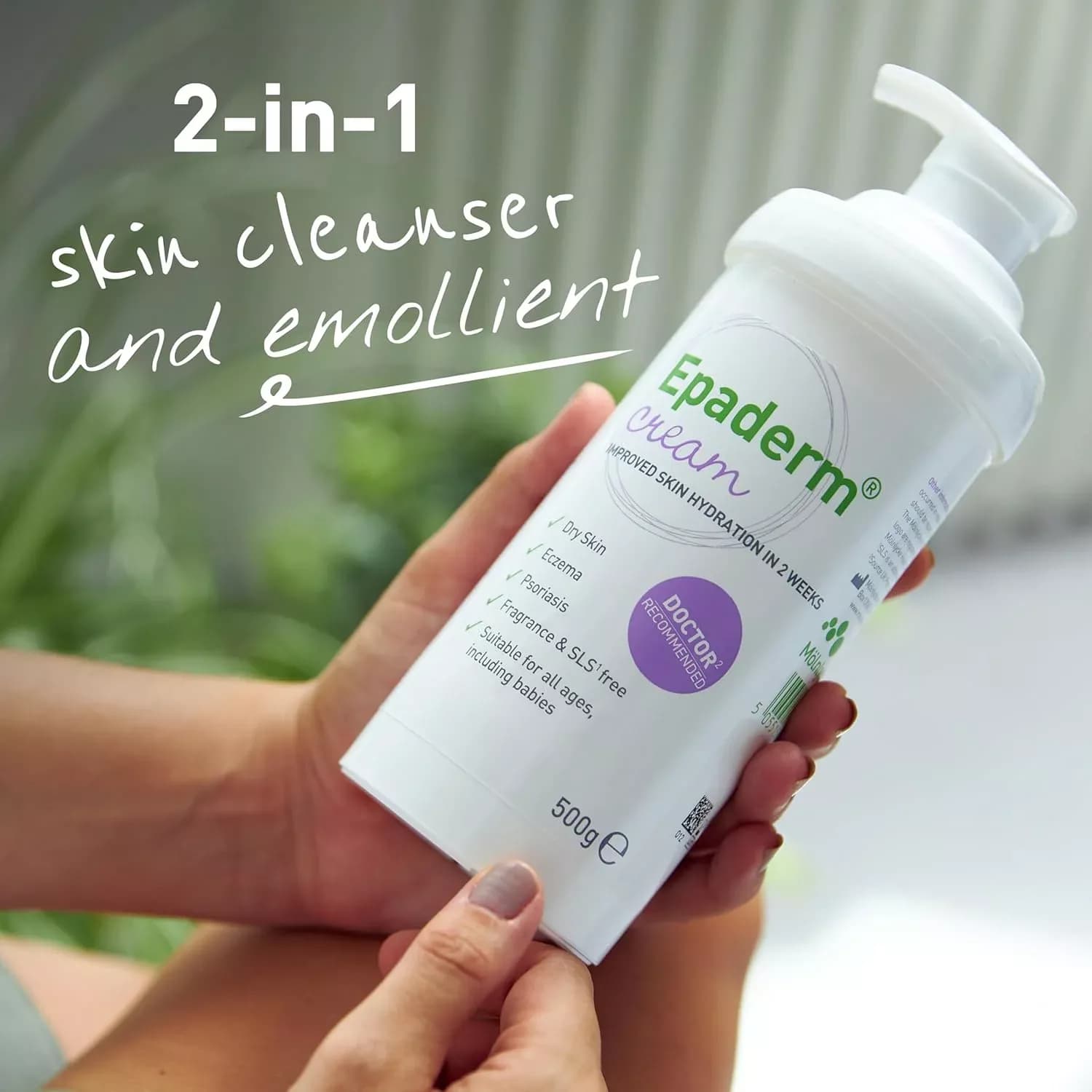 Epaderm Cream Pump 500g