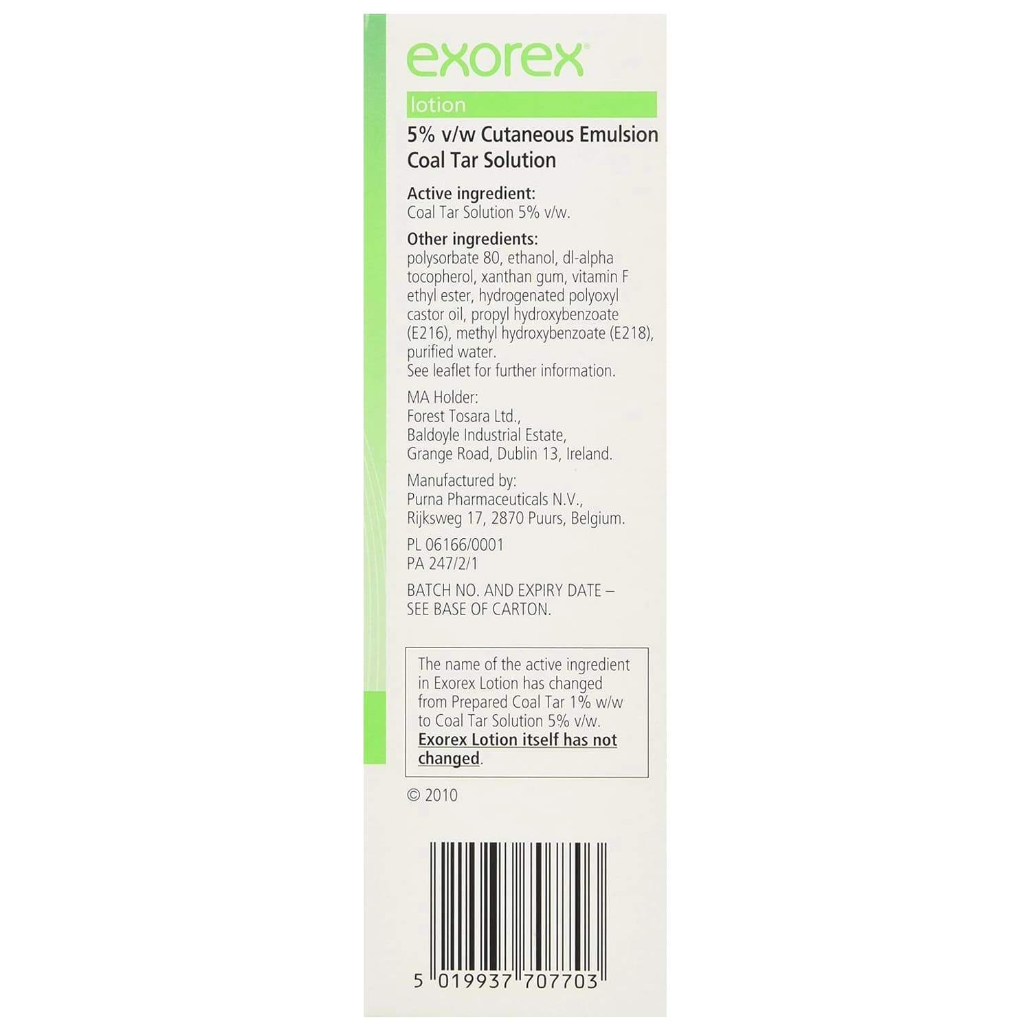 Exorex Lotion 250ml