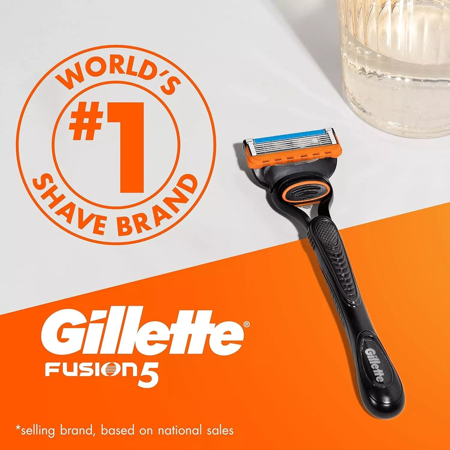 Fusion5 Men's Razor Orange Razor