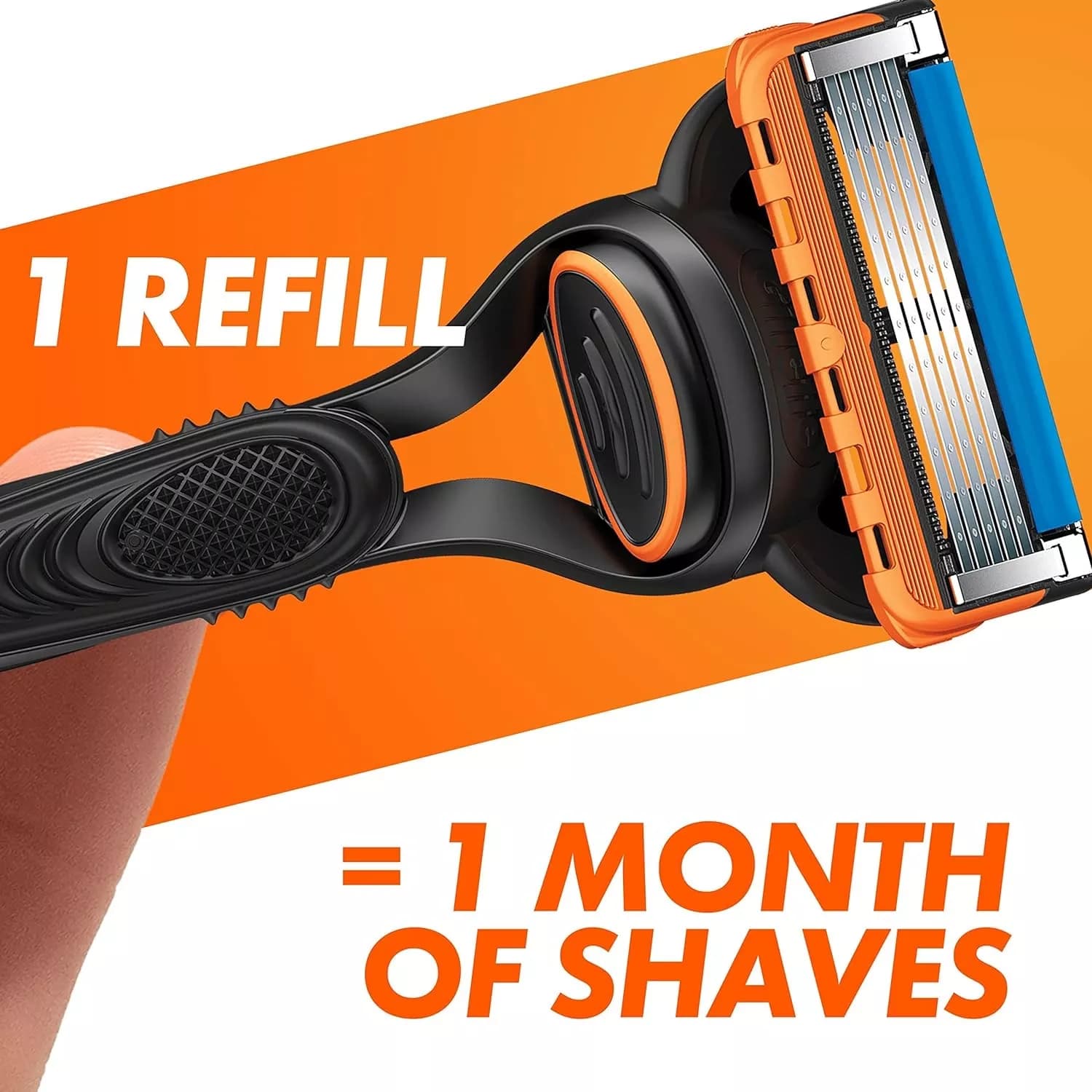 Fusion5 Men's Razor Orange Razor