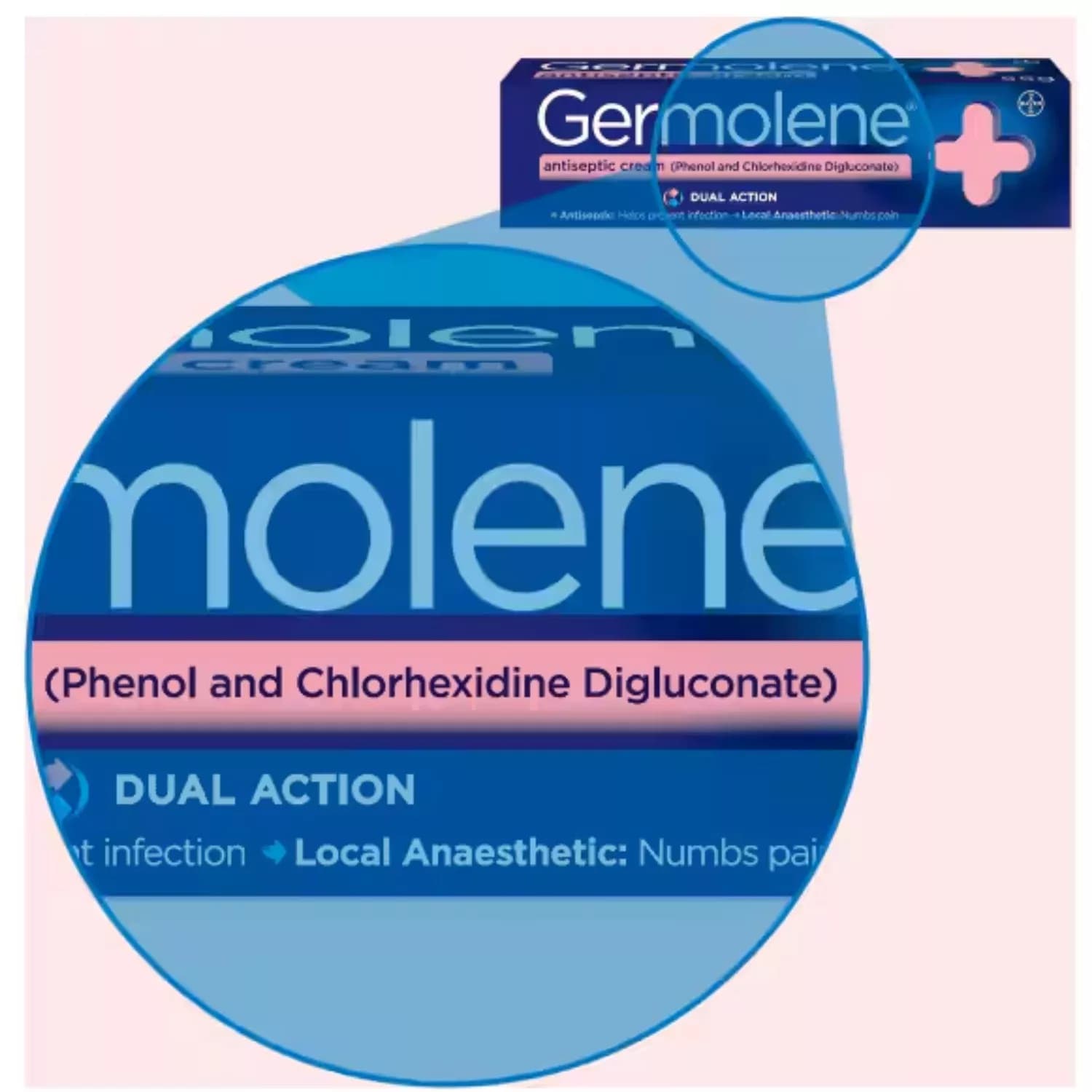 6x Germolene Antiseptic Cream 55g
