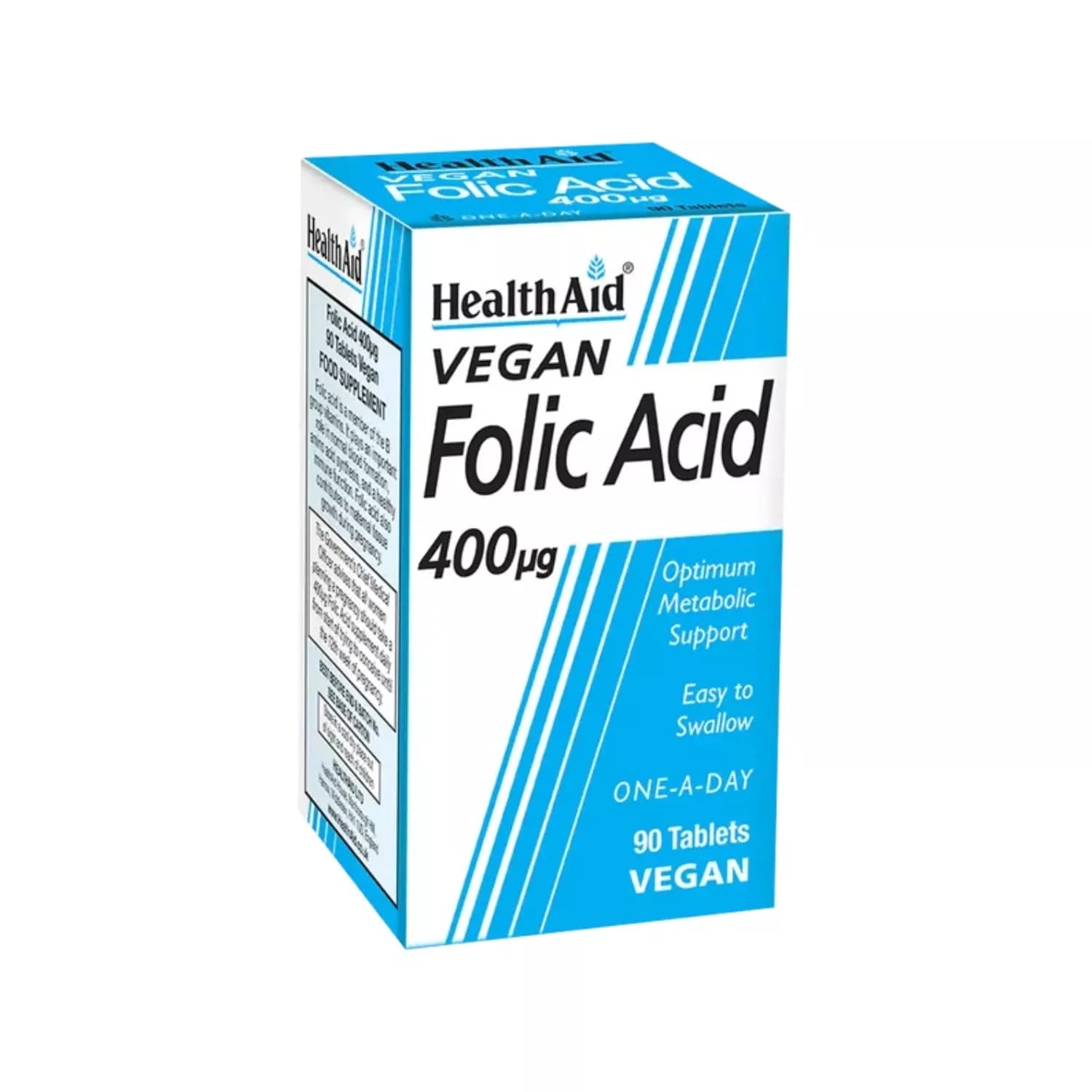 HealthAid Folic Acid 400mcg Tablets Pack of 90