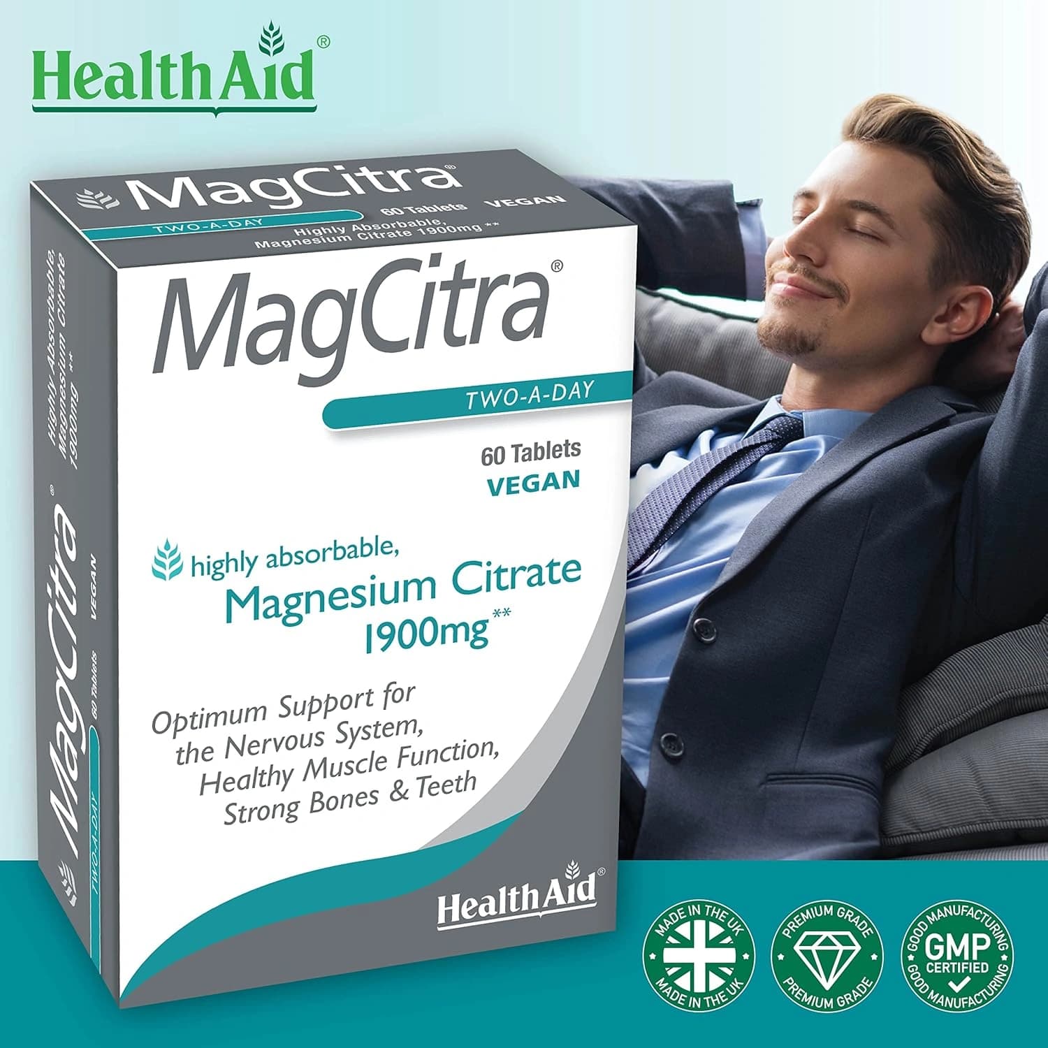 HealthAid Magcitra 60 Tablets