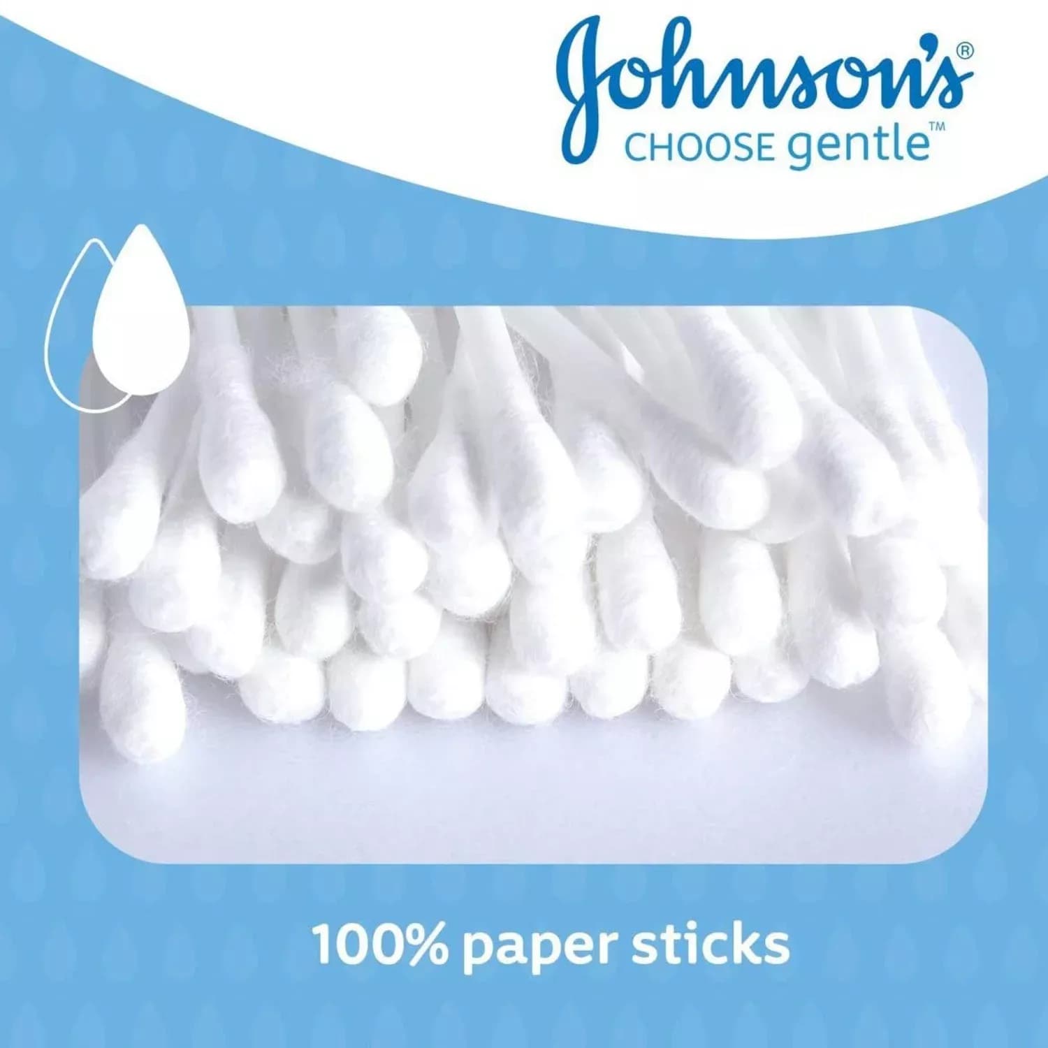 Johnson's Baby Pure Cotton Buds 200 - Pack of 6