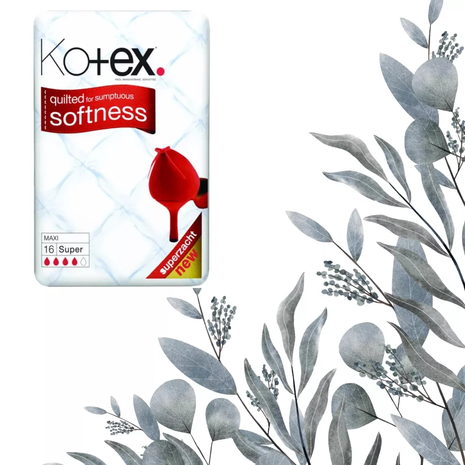 Kotex Maxi Super Pads 16 Pads