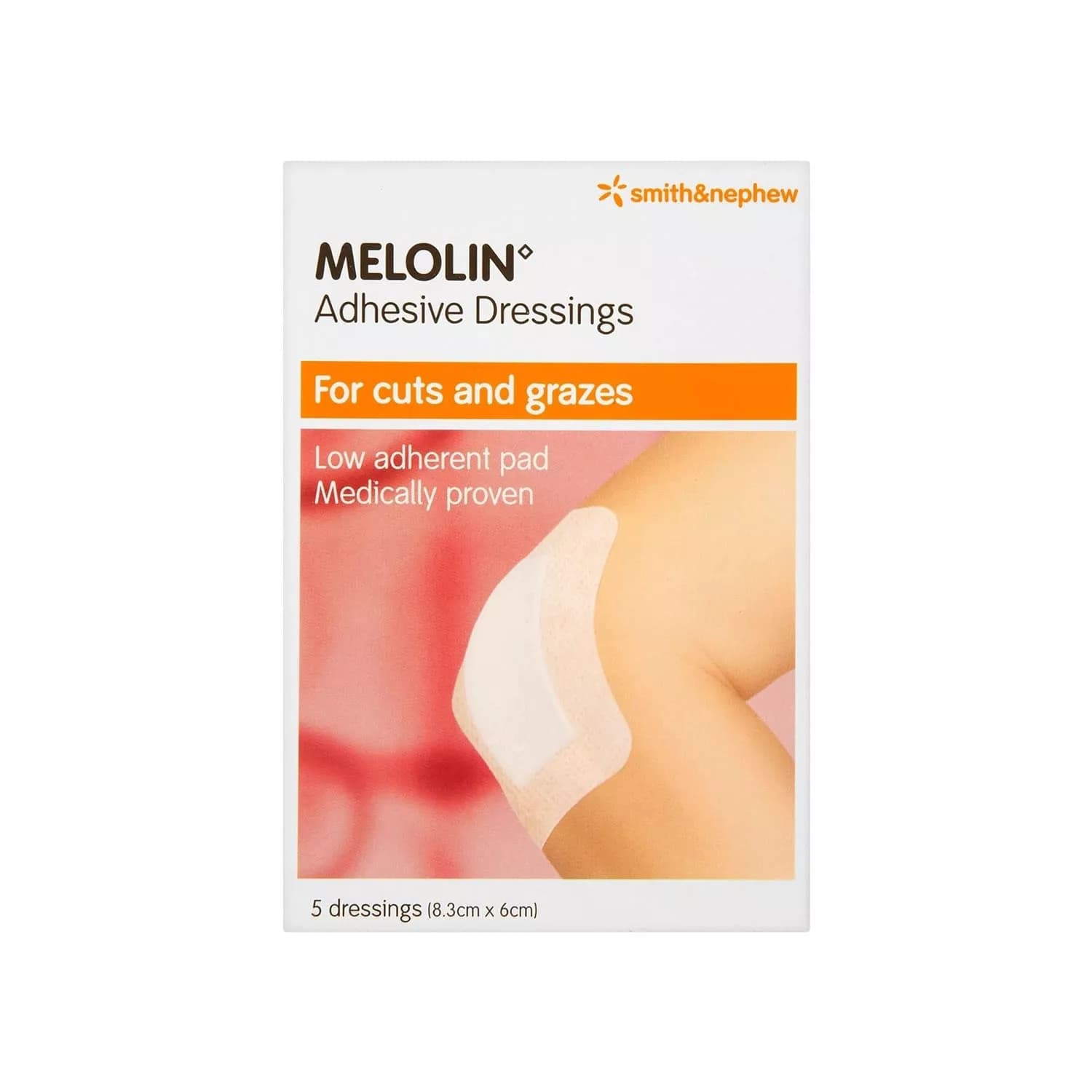 Melolin Adhesive 6Cmx8.3Cm (5 Dressing)