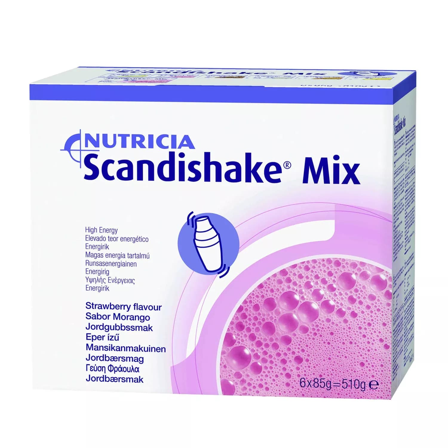 Nutricia Scandishake Strawberry 6X85g