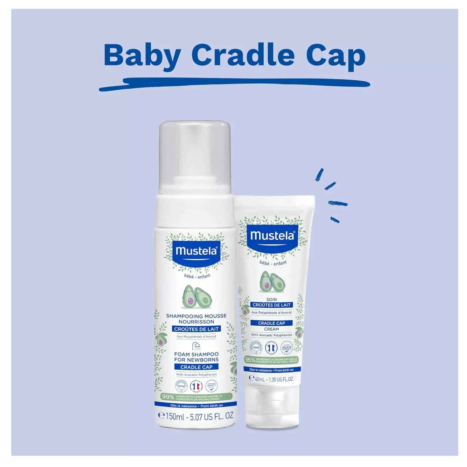 Mustela Cradle Cap Cream 40ml