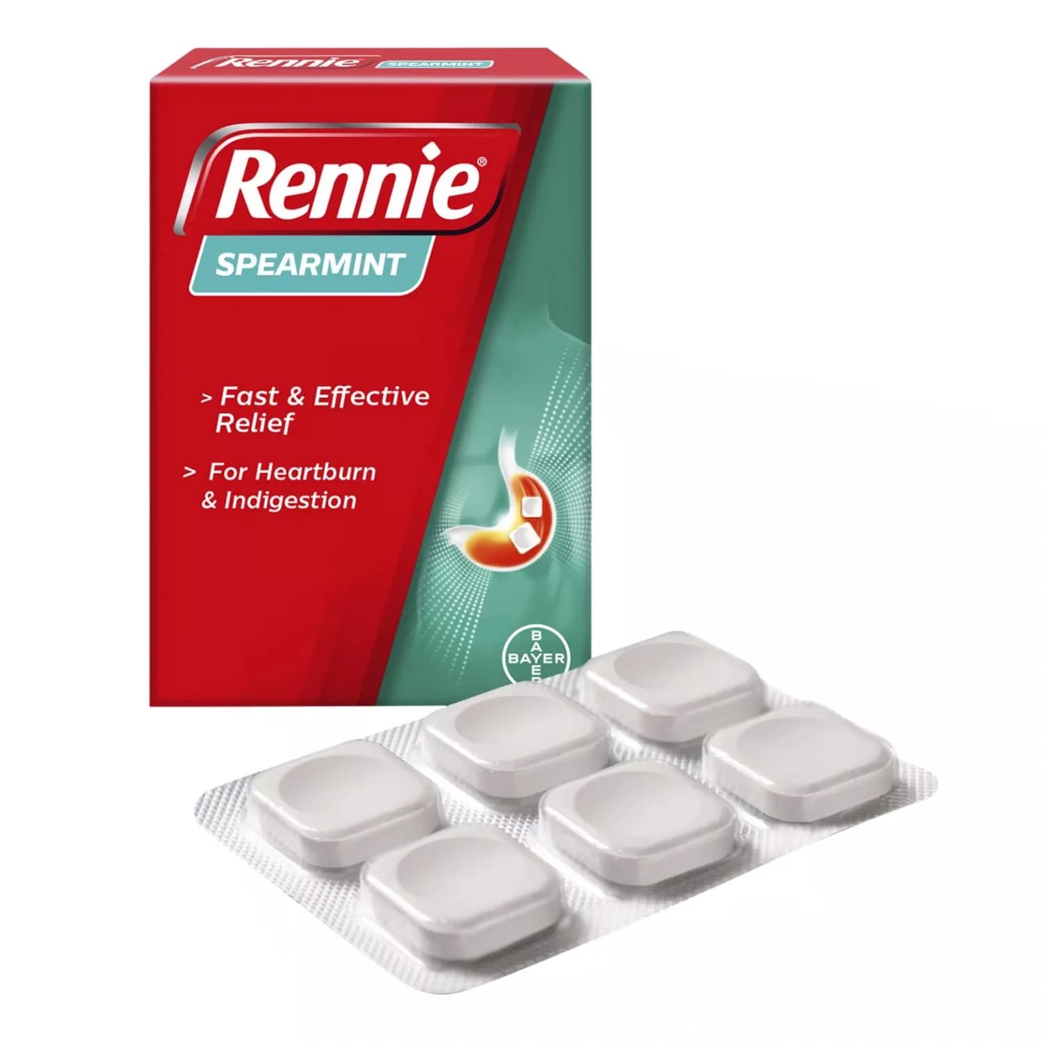 Rennie Sugar Free 24 Chewable Tablets