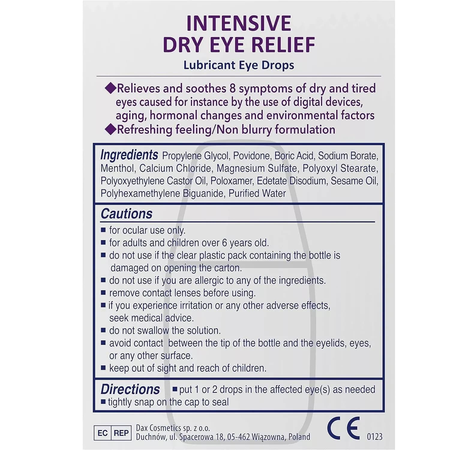 Rohto Dry Aid Intensive Relief 10 ml Eye Drops