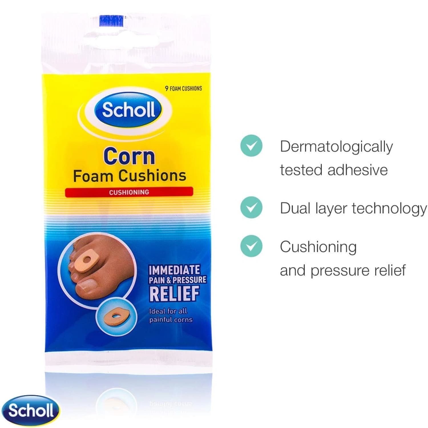 Scholl Corn Removal Foam Cushions