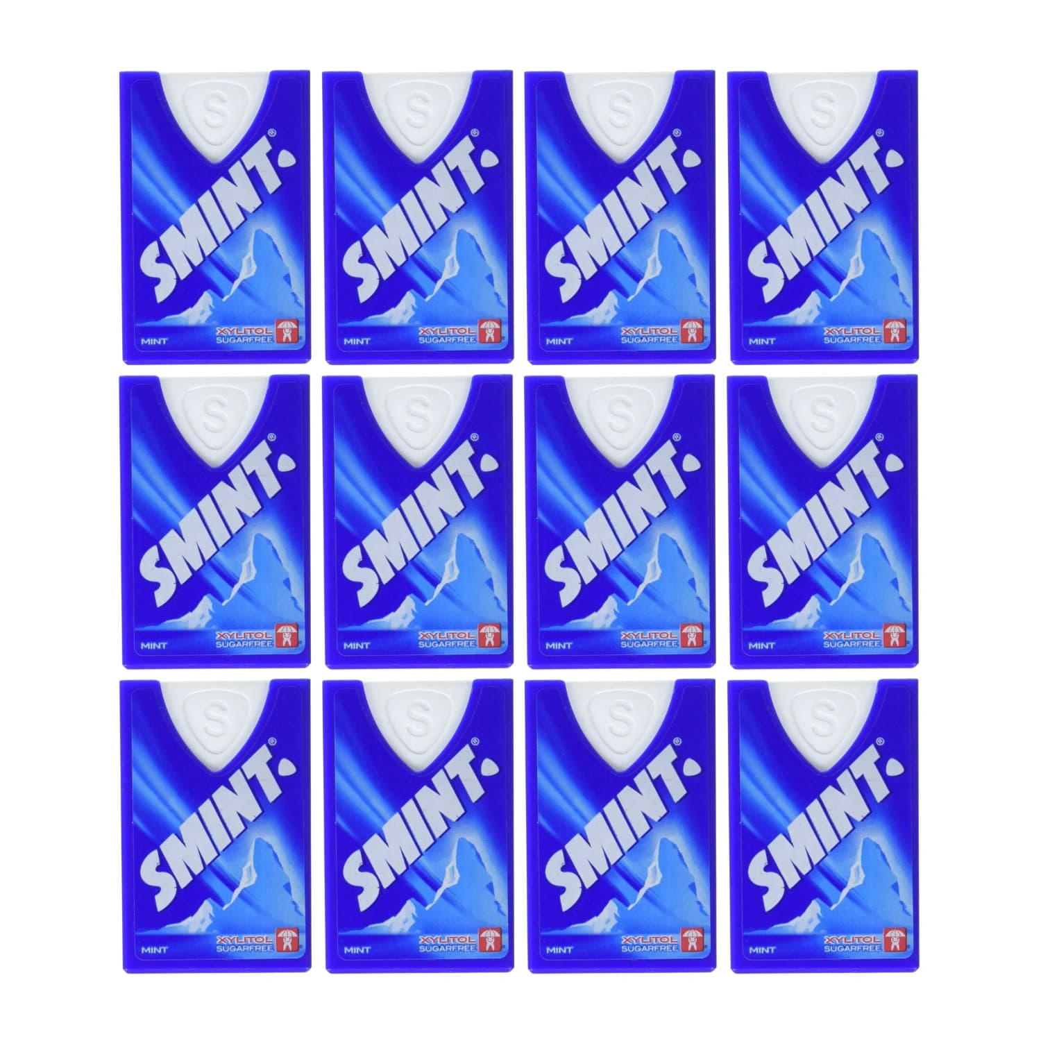 12x Smint Mint Sugar Free Mints 8g
