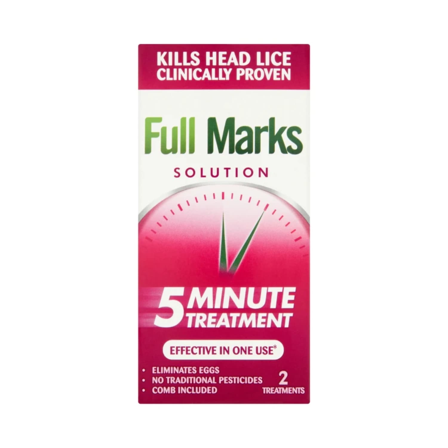 Full Marks Solution With Comb 2 Treatments - 100ml