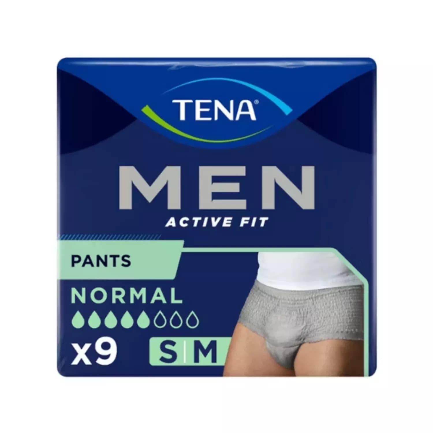 Tena Men Pants Normal Grey Small/Medium 9s
