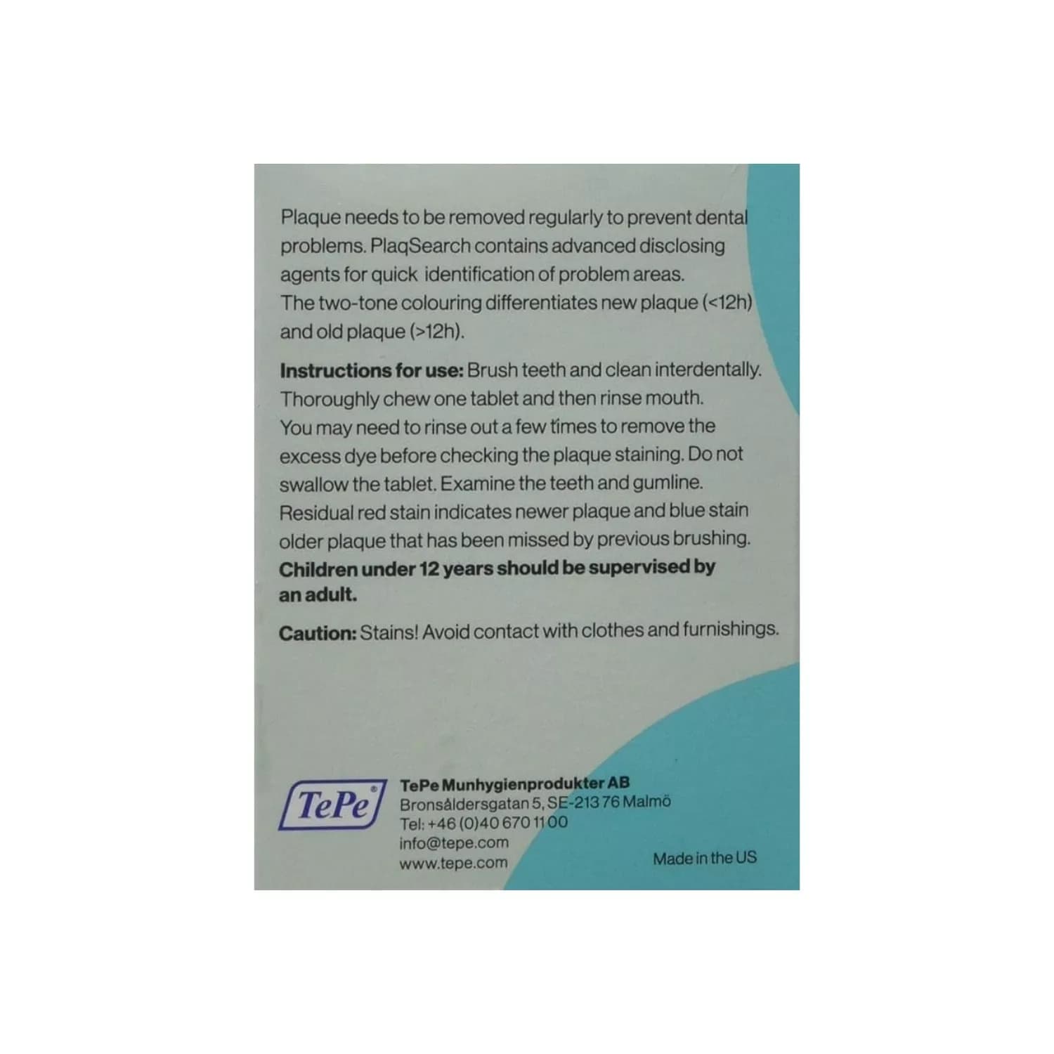 TEPE Plaque Disclosing 20 Tablets