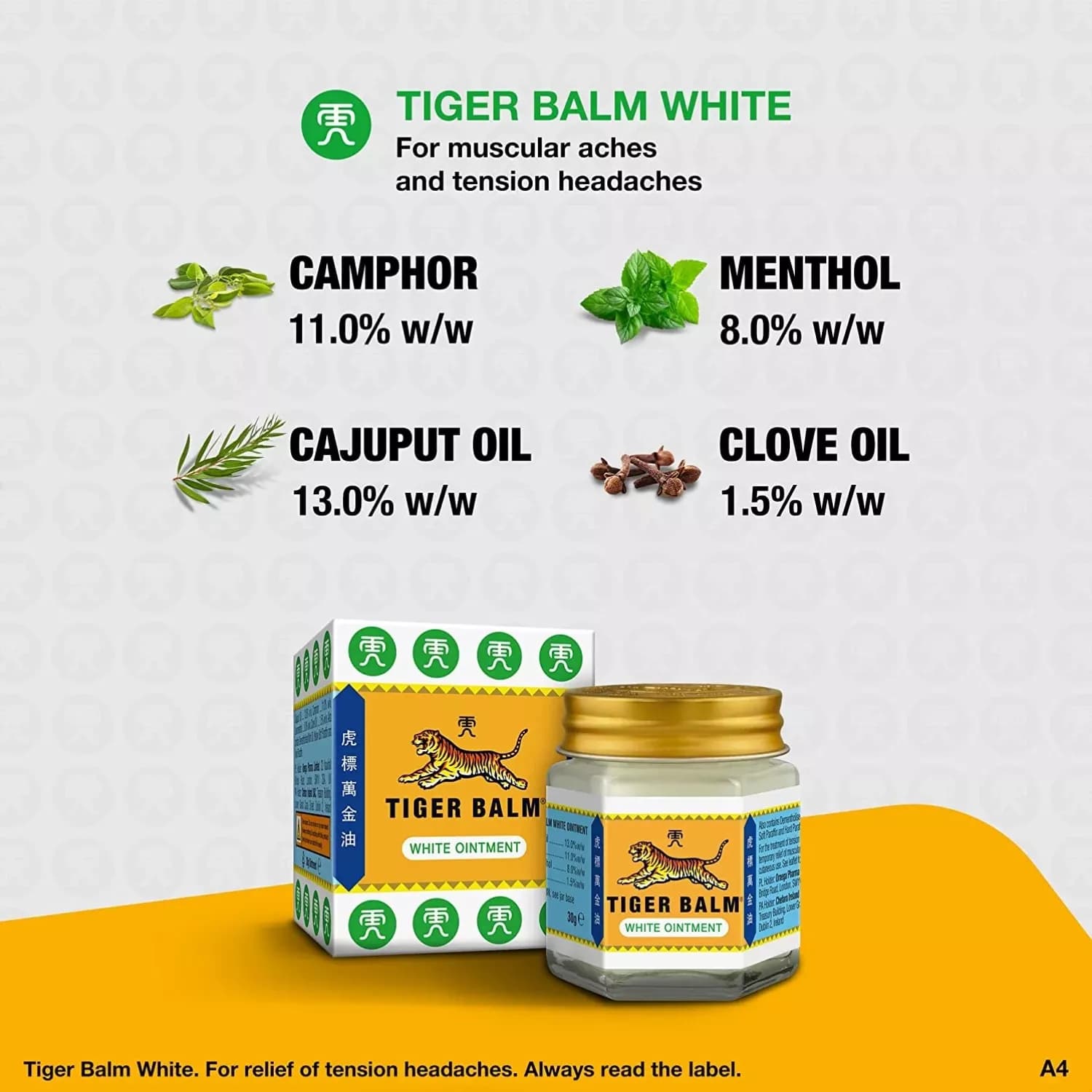 Tiger Balm White Ointment 19g
